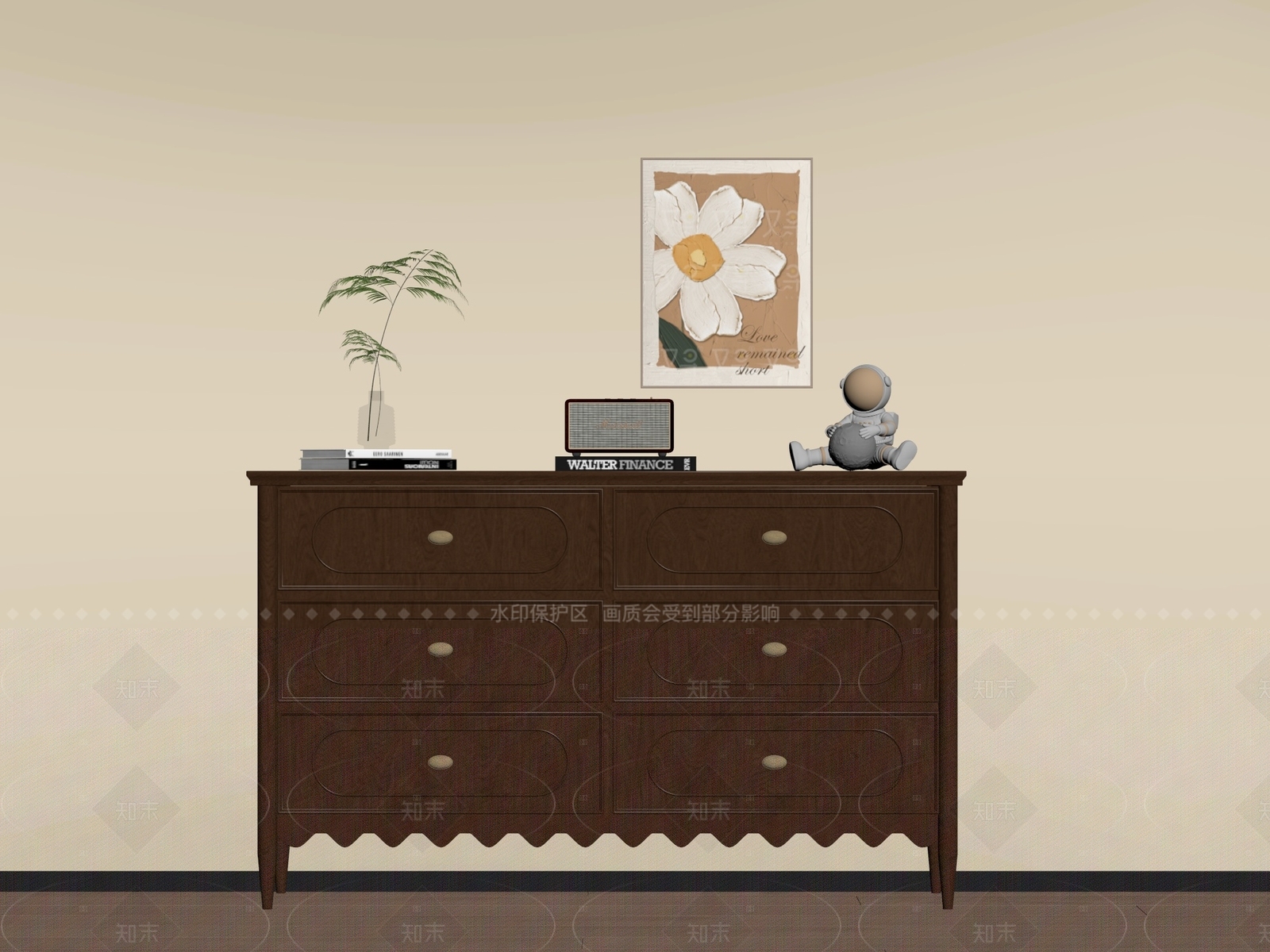 中古玄关柜SU模型下载【ID:1205037777】