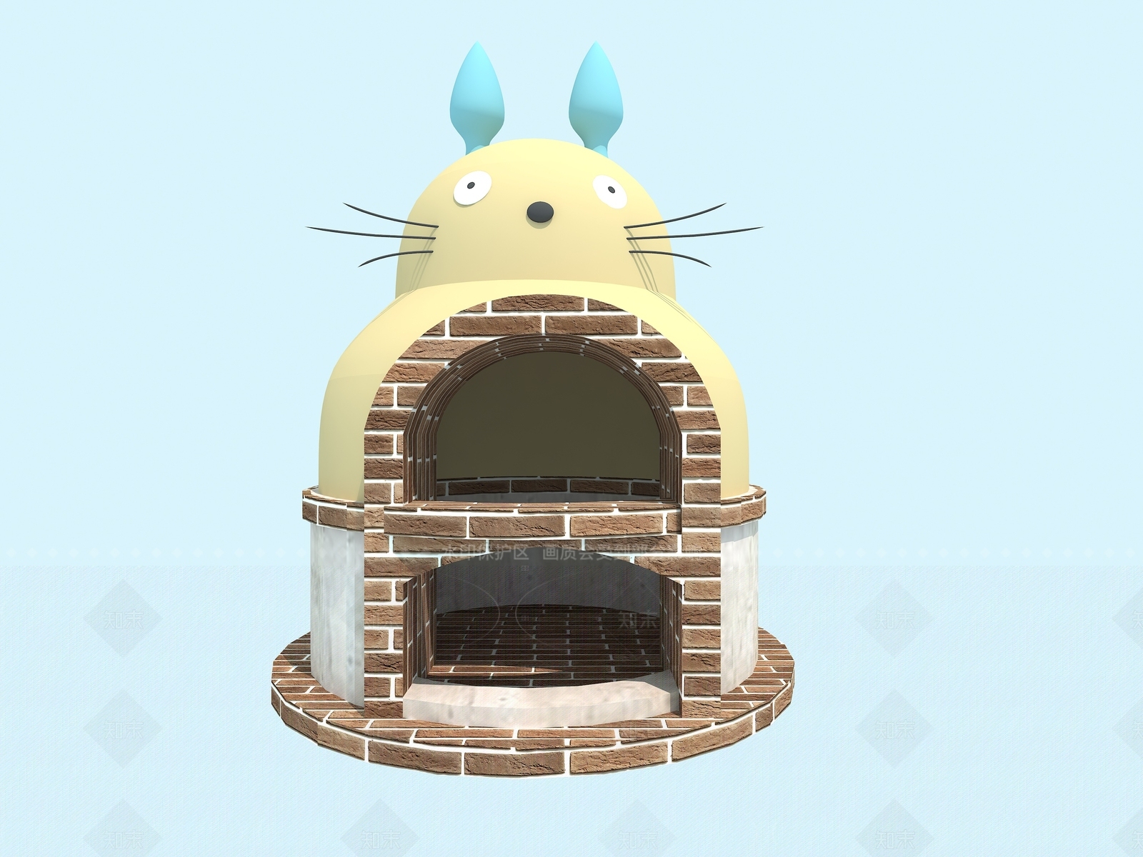 现代新中式罐子3D模型下载【ID:1205040843】