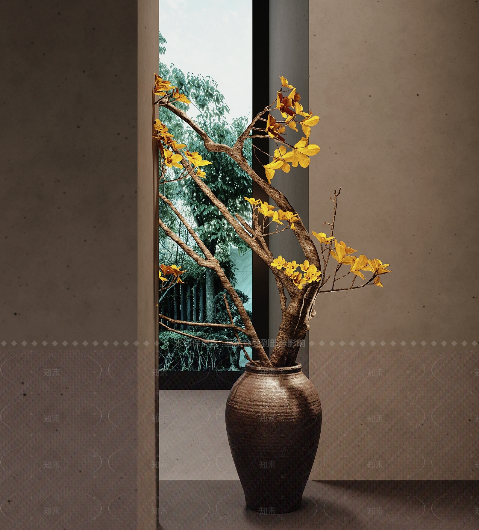 盆栽3D模型下载【ID:1205048896】