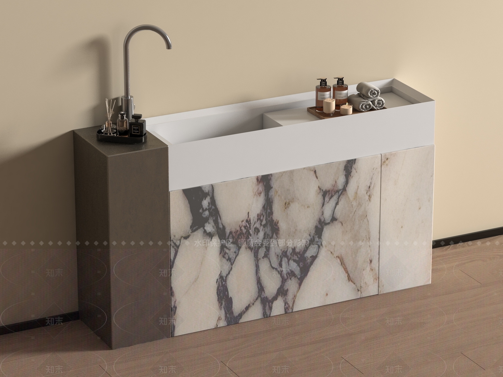 洗手台3D模型下载【ID:1205055445】