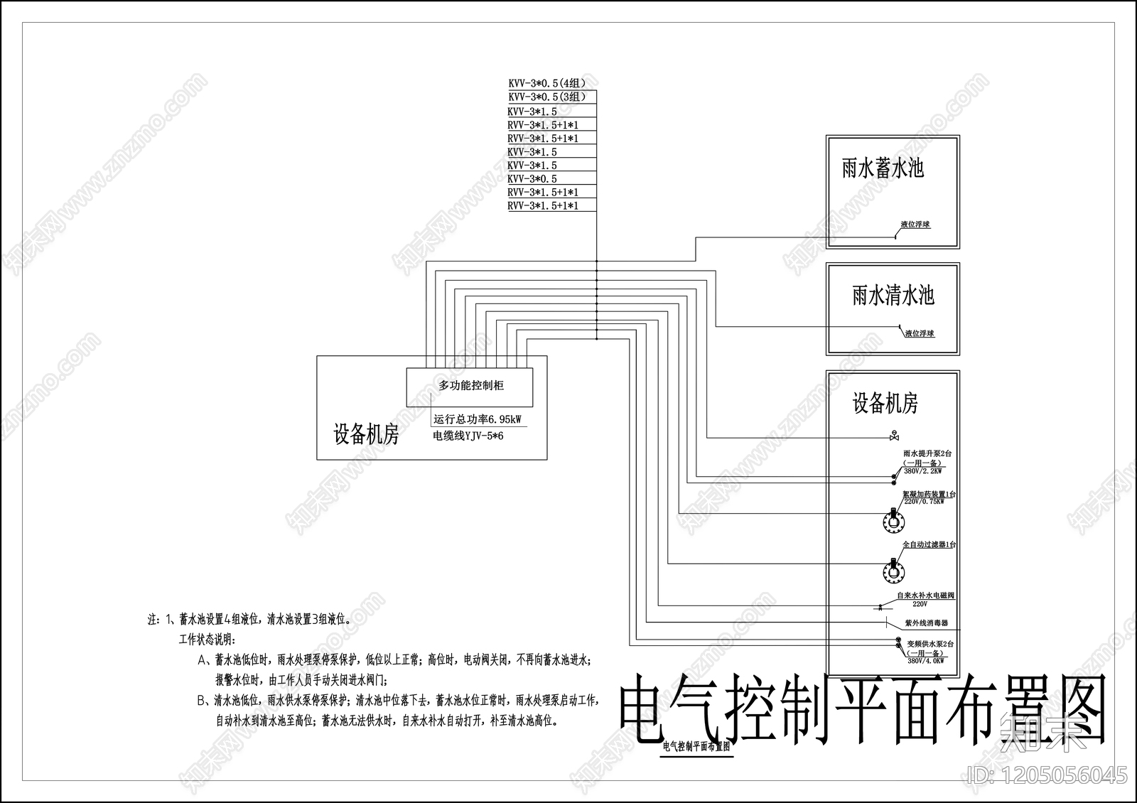 雨水系统cad施工图下载【ID:1205056045】