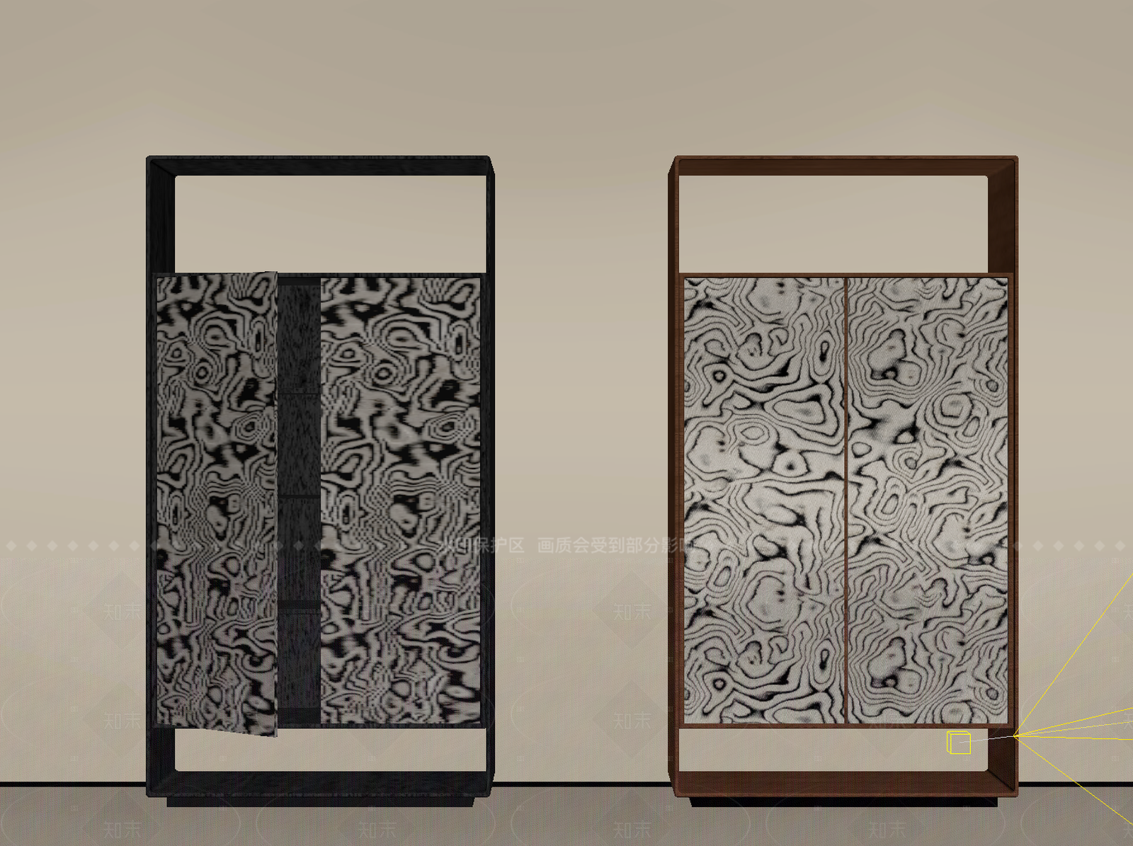 现代意式其他柜子SU模型下载【ID:1205057163】