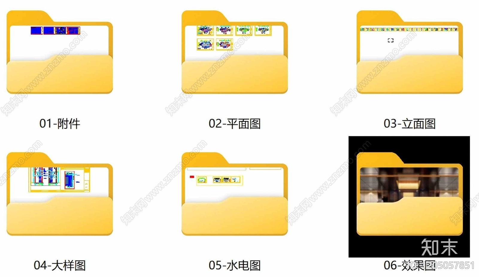 现代新中式会所cad施工图下载【ID:1205057851】