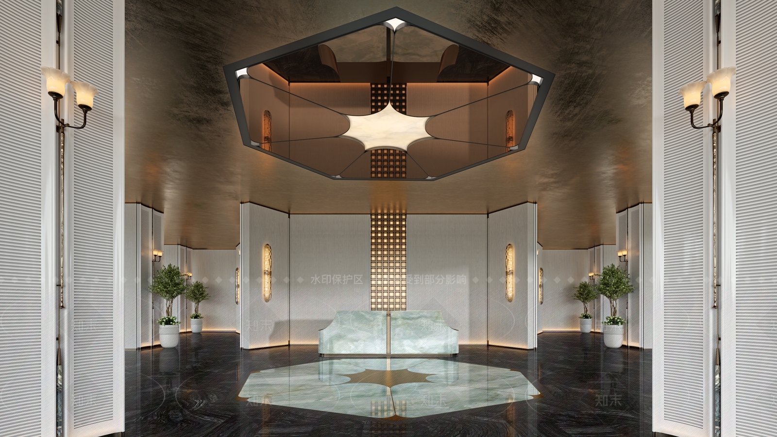 现代售楼处3D模型下载【ID:1205068968】