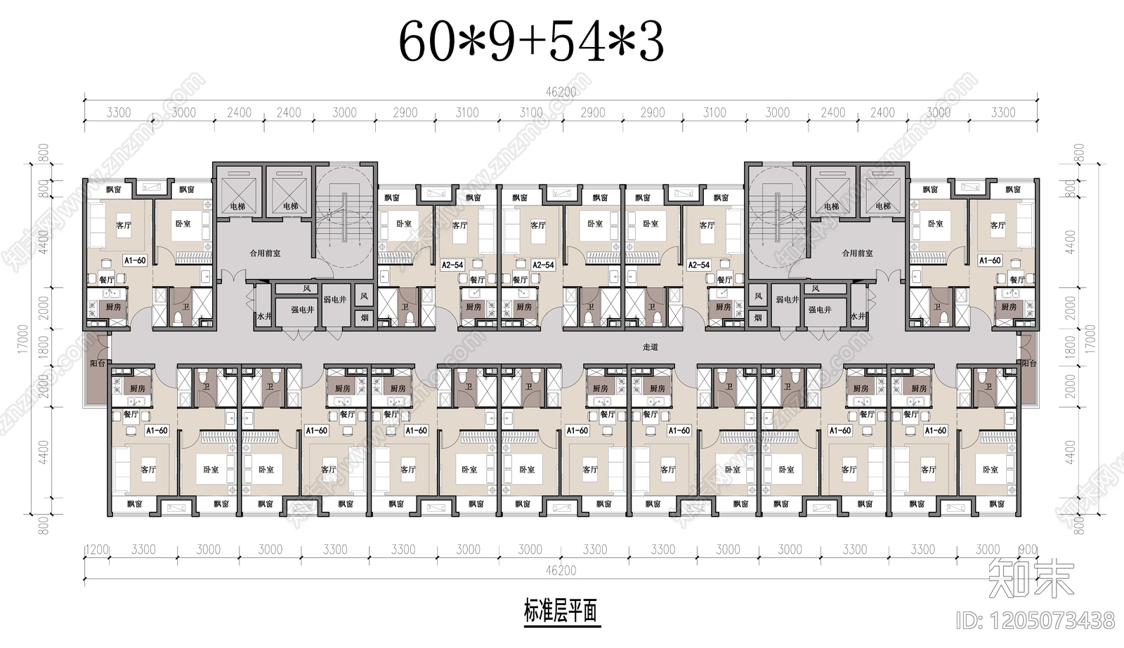 公寓建筑CAD图纸