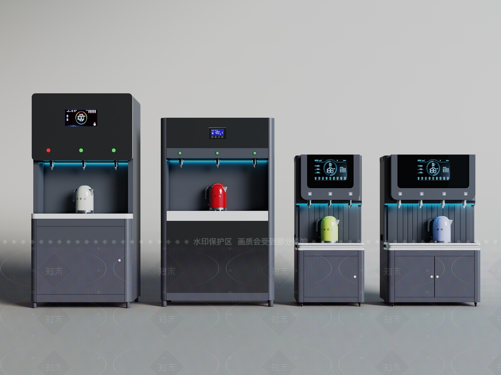 饮水机3D模型下载【ID:1205081005】