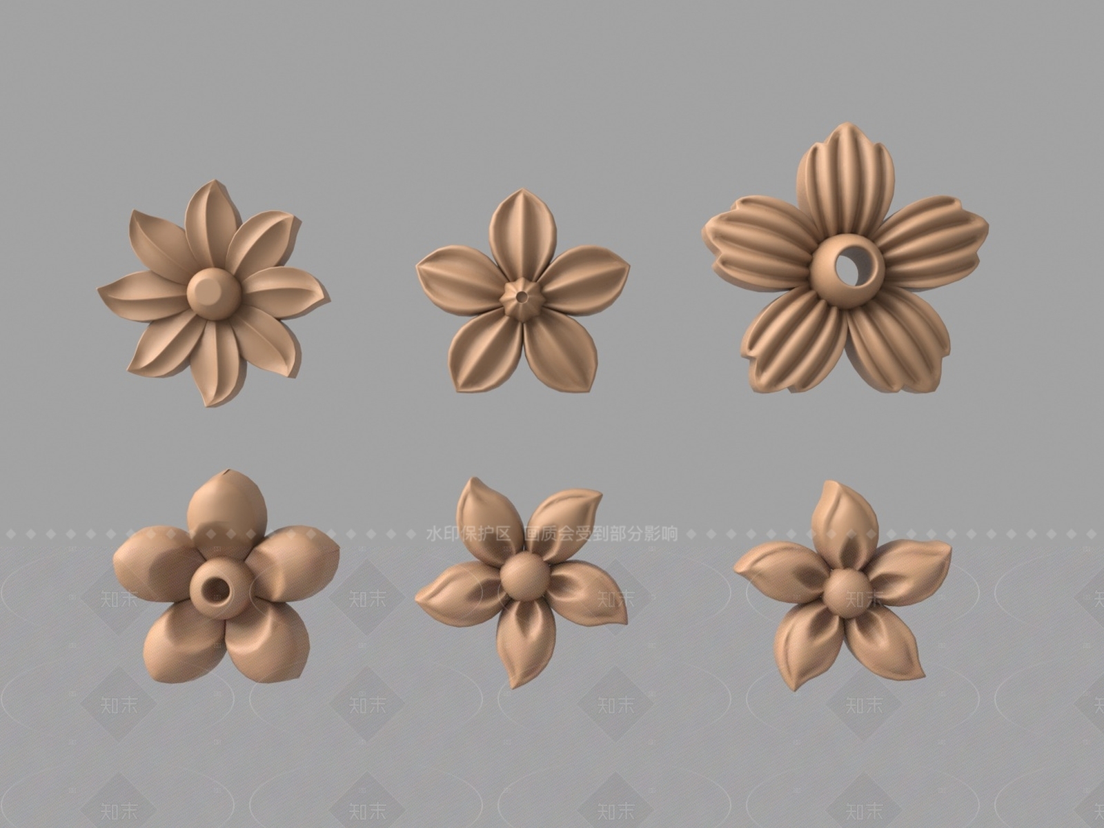 欧式雕花3D模型下载【ID:1205086822】