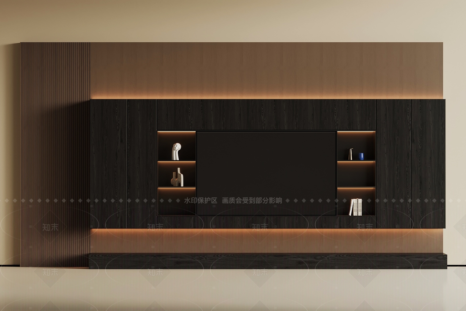 现代意式电视背景墙3D模型下载【ID:1205089904】