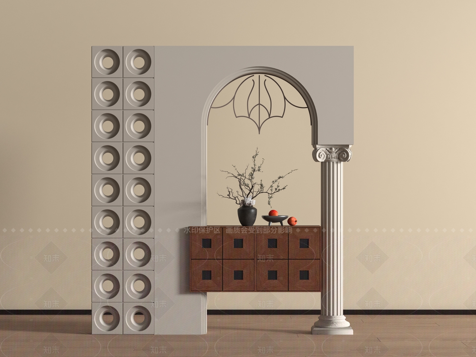 隔断SU模型下载【ID:1205091354】