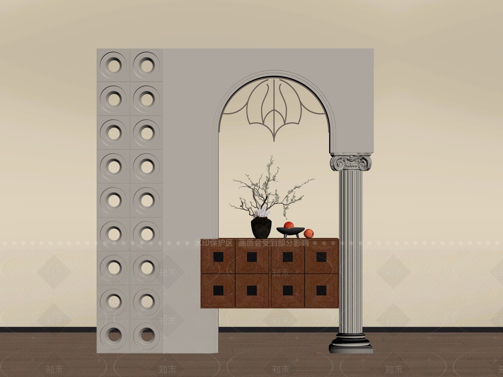 隔断SU模型下载【ID:1205091354】