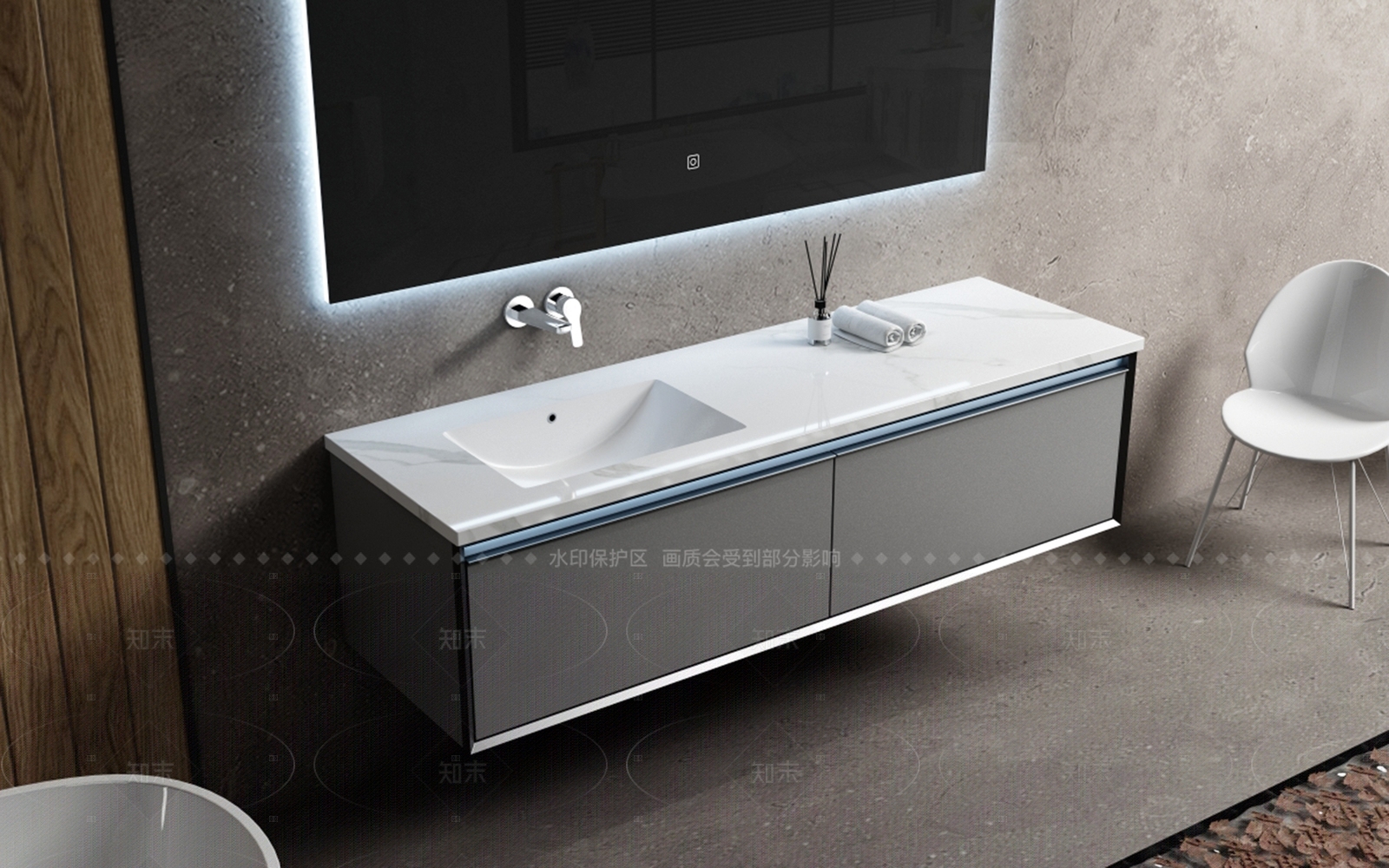 浴室柜3D模型下载【ID:1205091754】