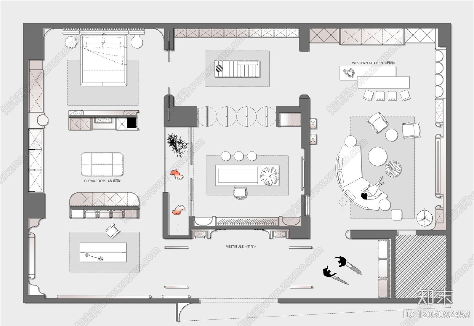 家具展厅施工图下载【ID:1205092453】