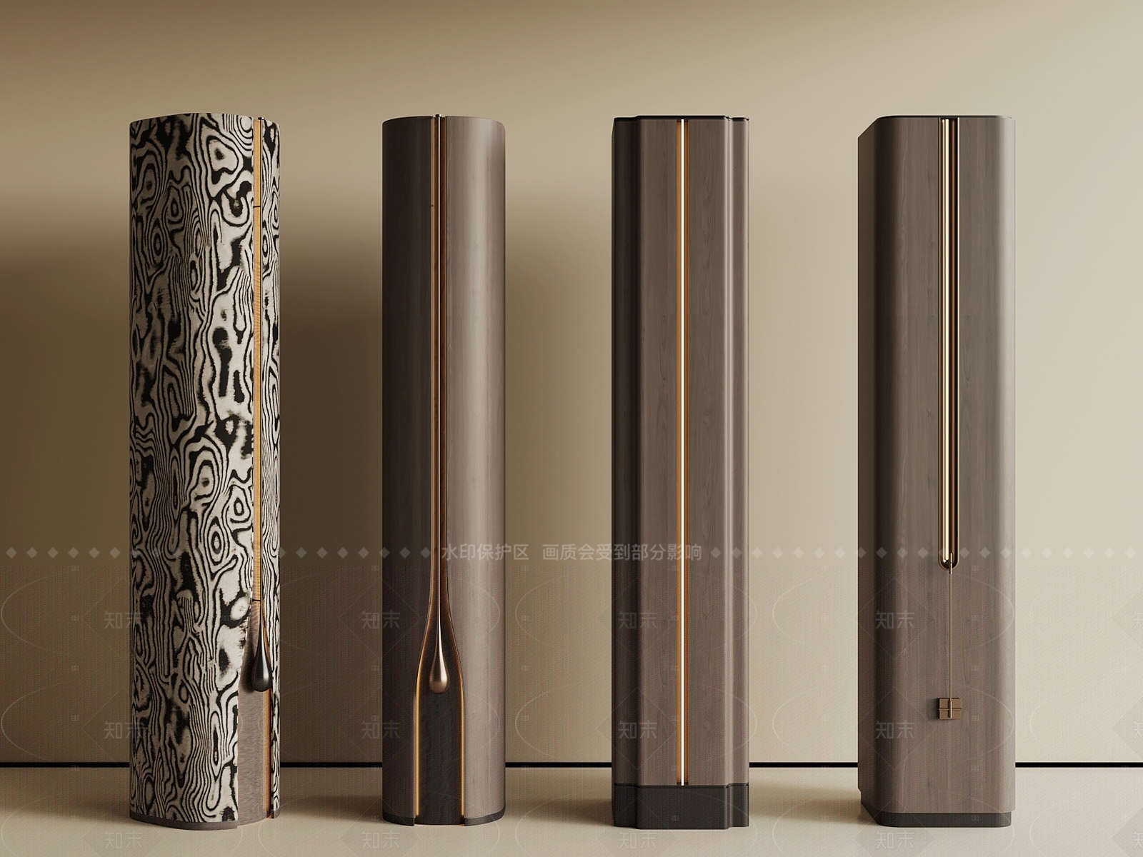 现代意式柱子SU模型下载【ID:1205093897】