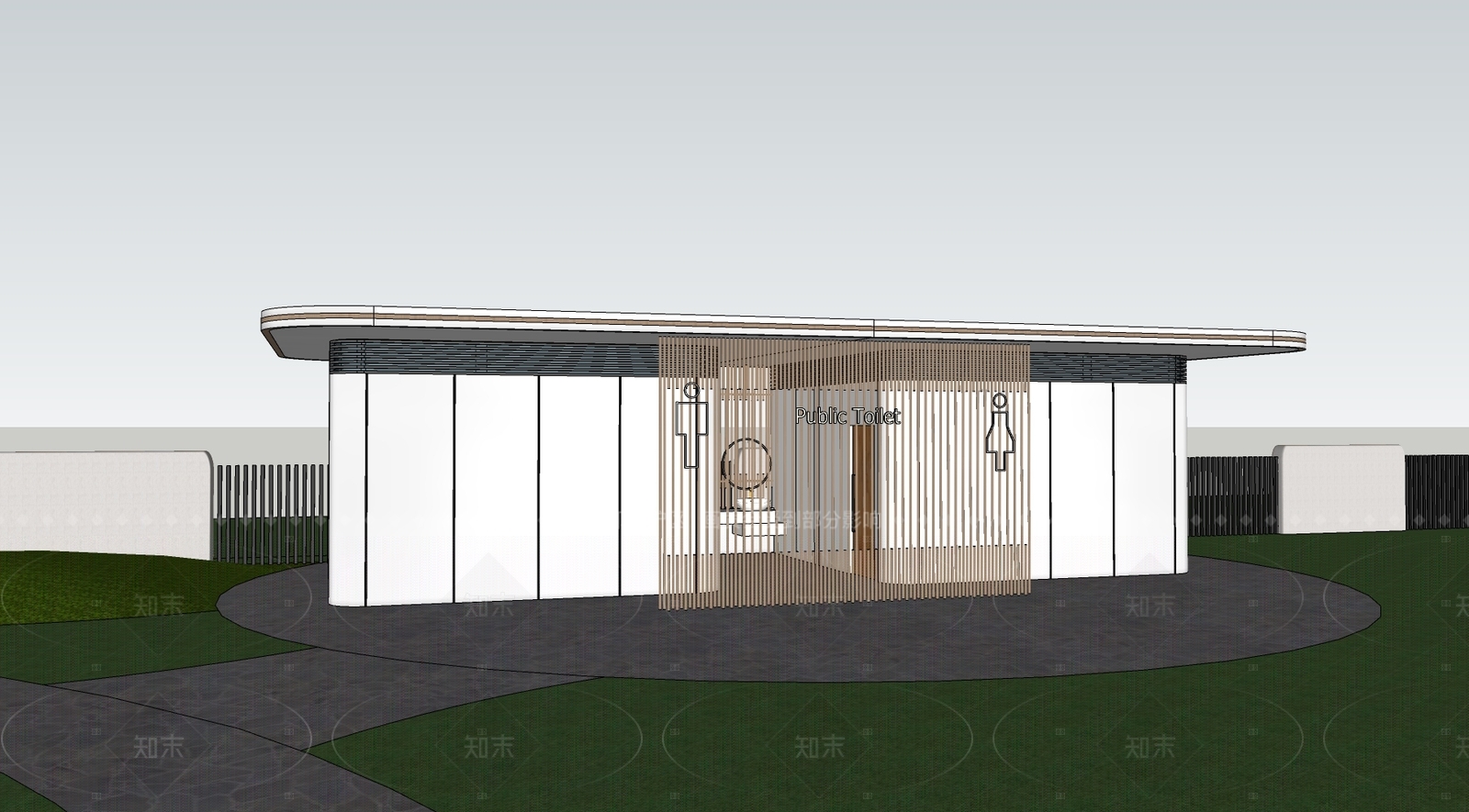 现代简约其他公共建筑SU模型下载【ID:1205102825】