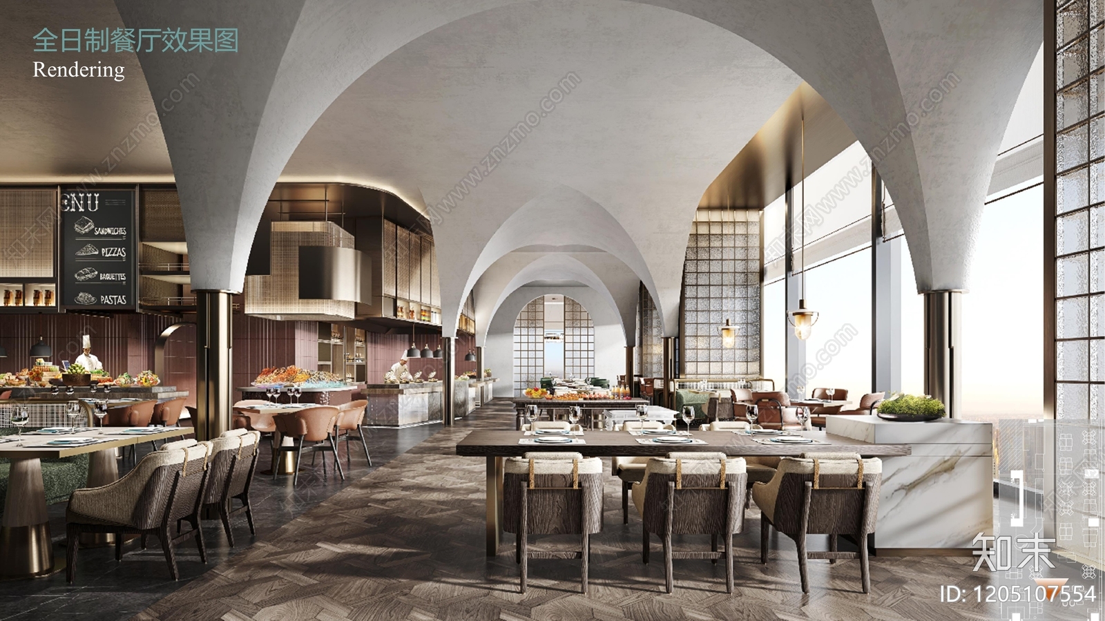 现代轻奢酒店民宿软装下载【ID:1205107554】