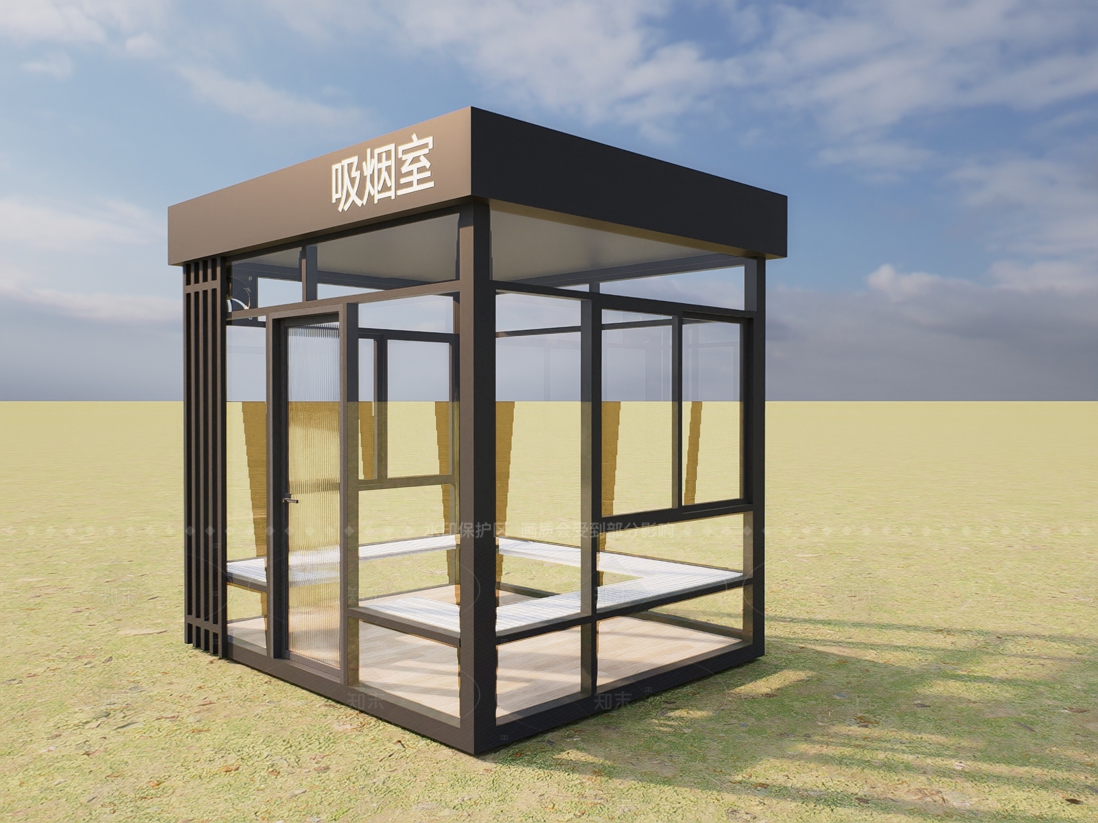 现代风格建筑SU模型下载【ID:1205119328】