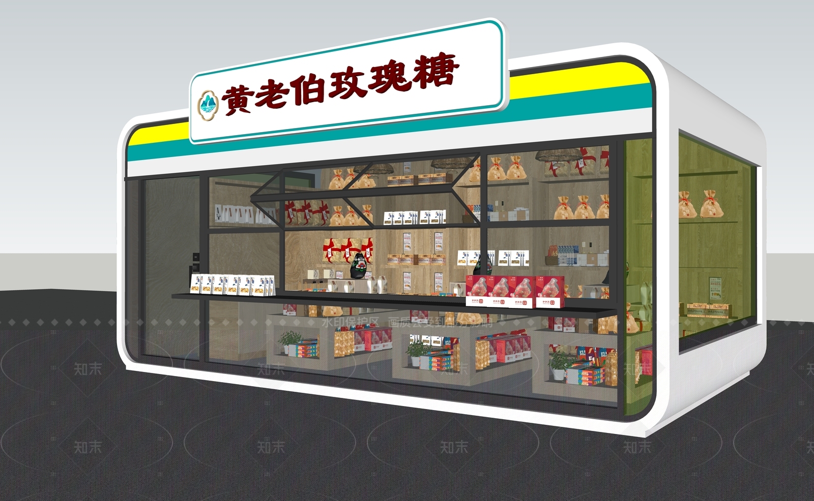现代简约其他商业建筑SU模型下载【ID:1205122365】