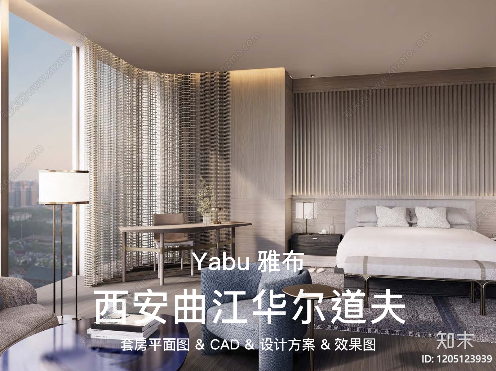 酒店套房施工图下载【ID:1205123939】