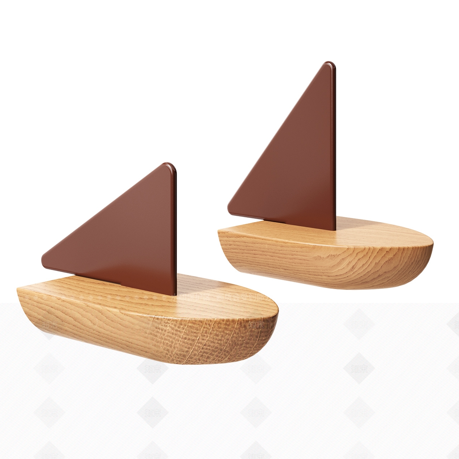 现代原木雕塑摆件SU模型下载【ID:1205127450】