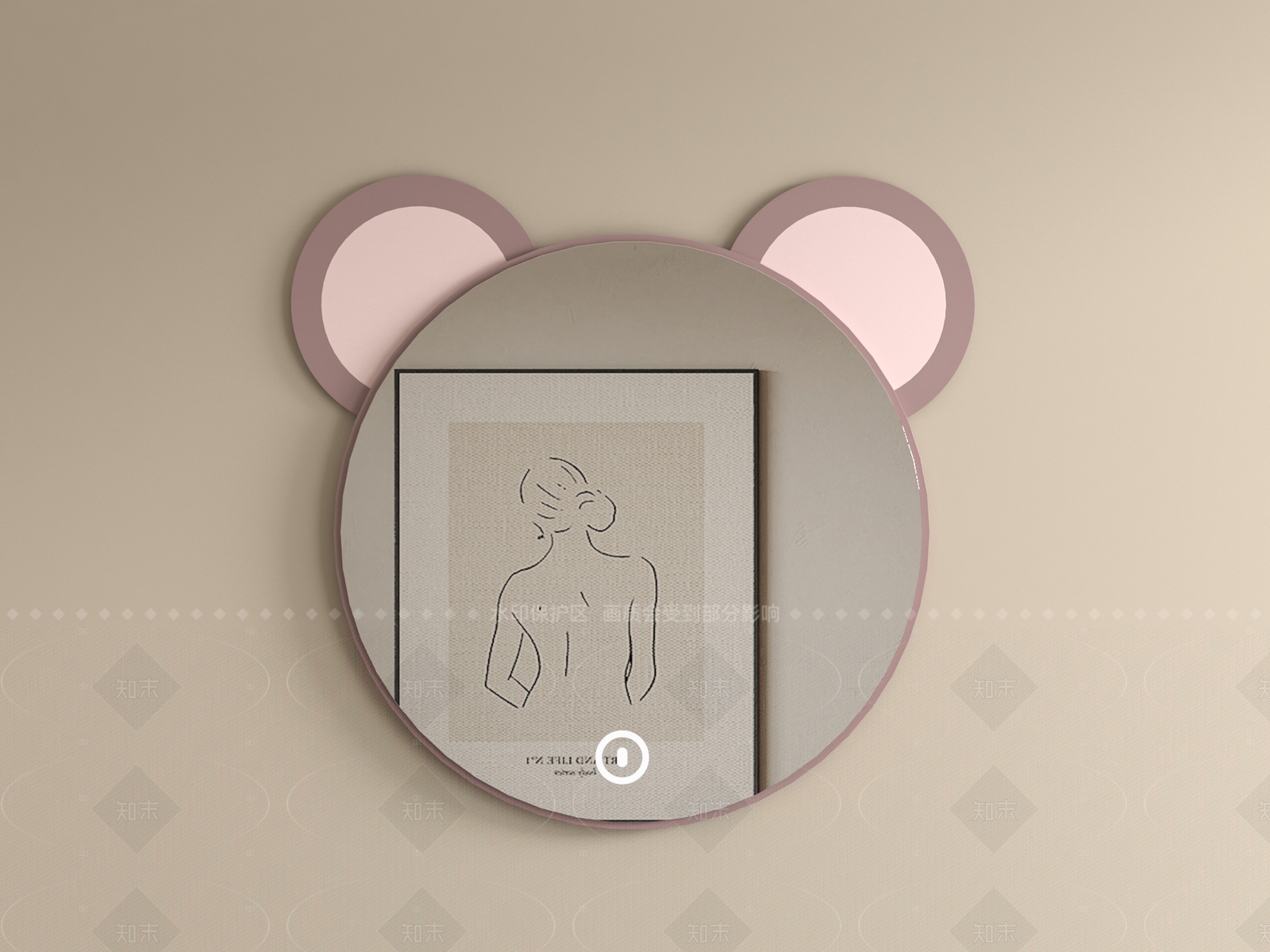 现代镜子3D模型下载【ID:1205130680】