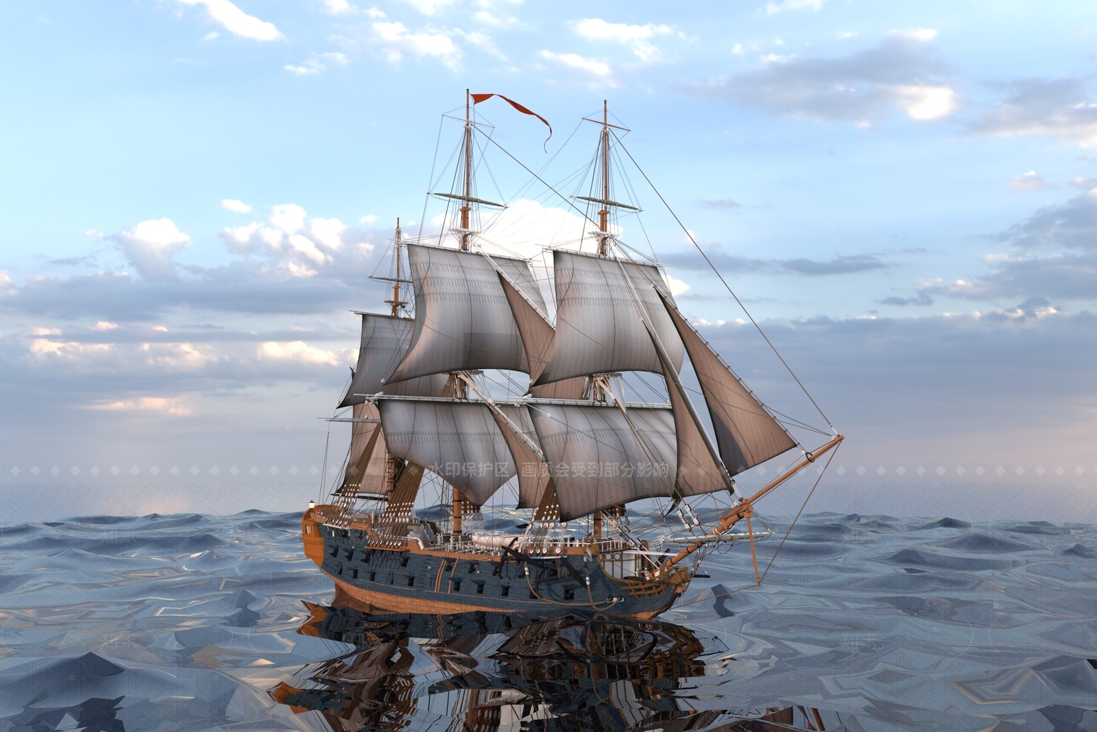 船3D模型下载【ID:1205131331】