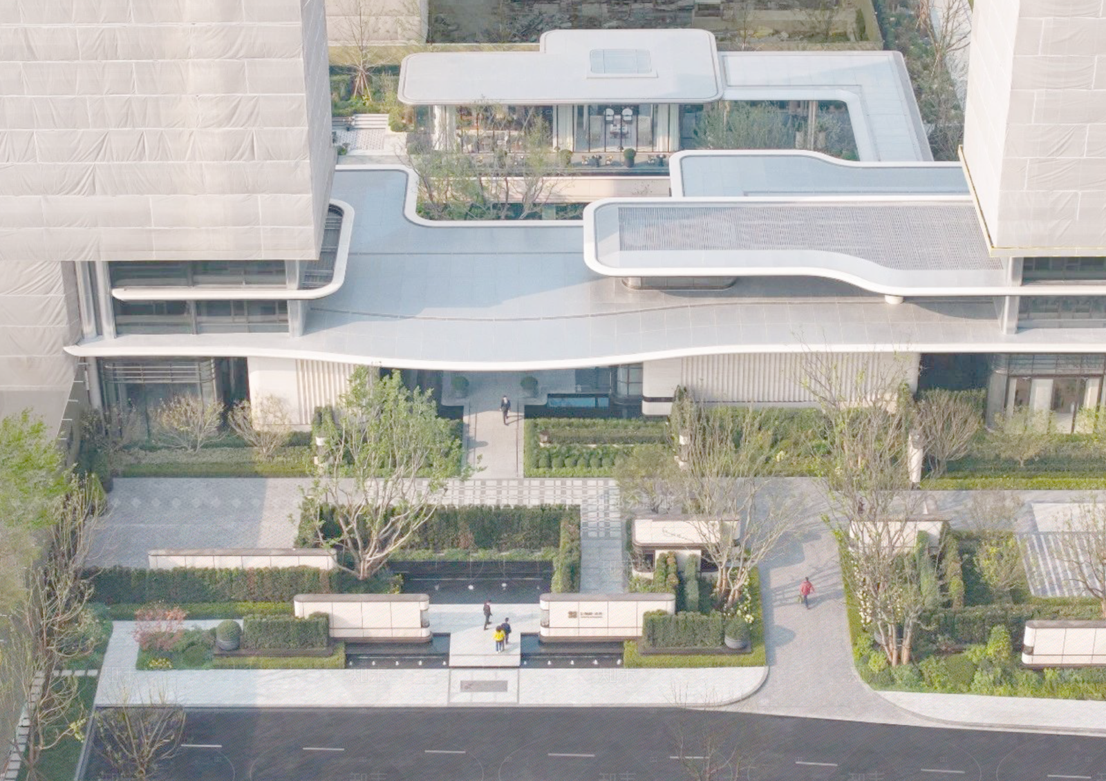 现代售楼处建筑SU模型草图