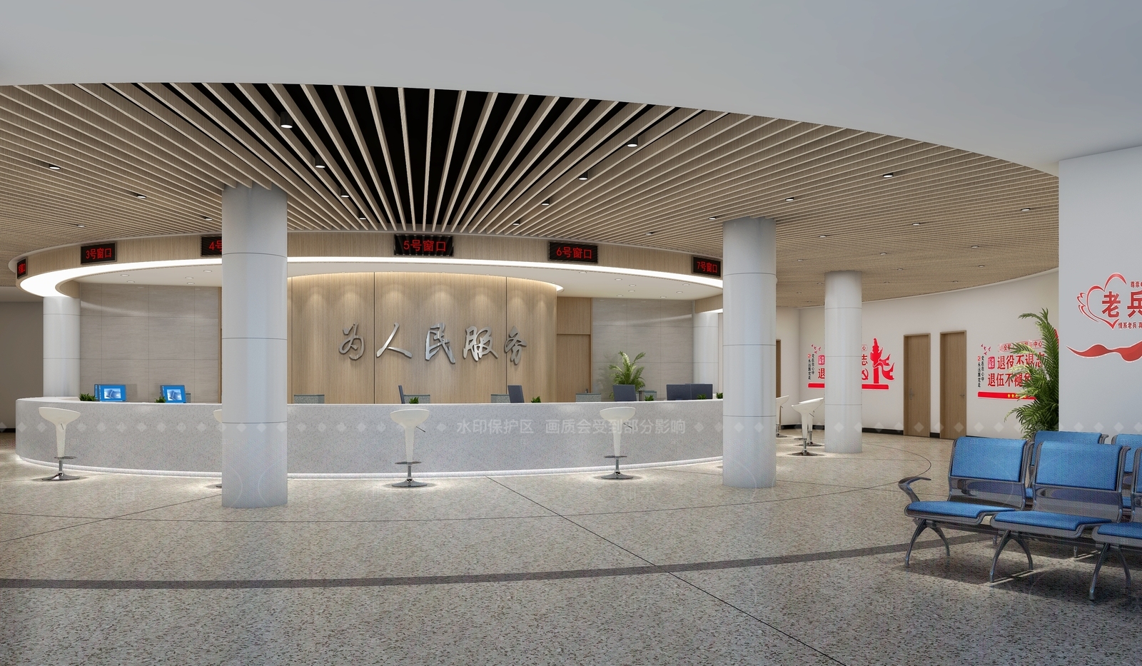 现代大厅3D模型下载【ID:1205139641】