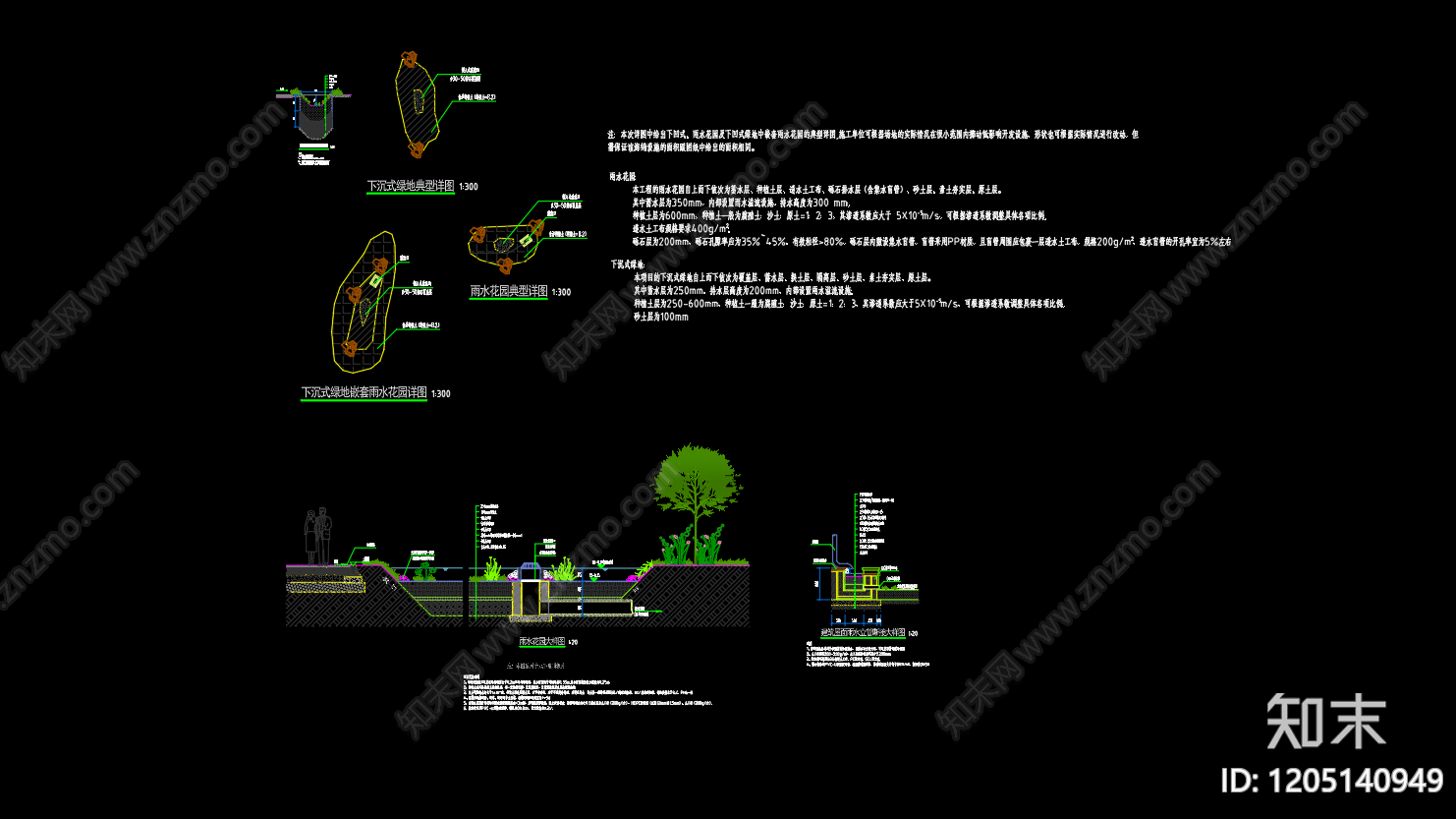 现代其他景观cad施工图下载【ID:1205140949】