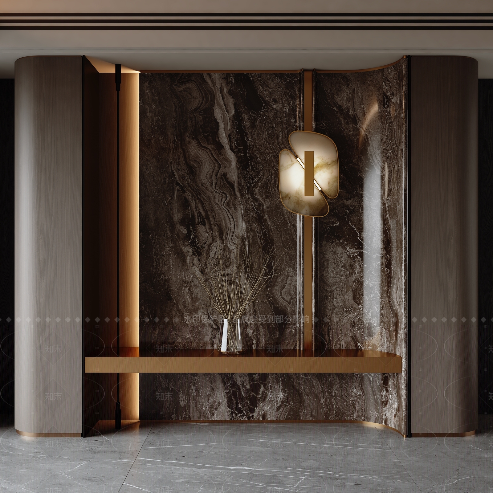 意式玄关3D模型下载【ID:1205148490】