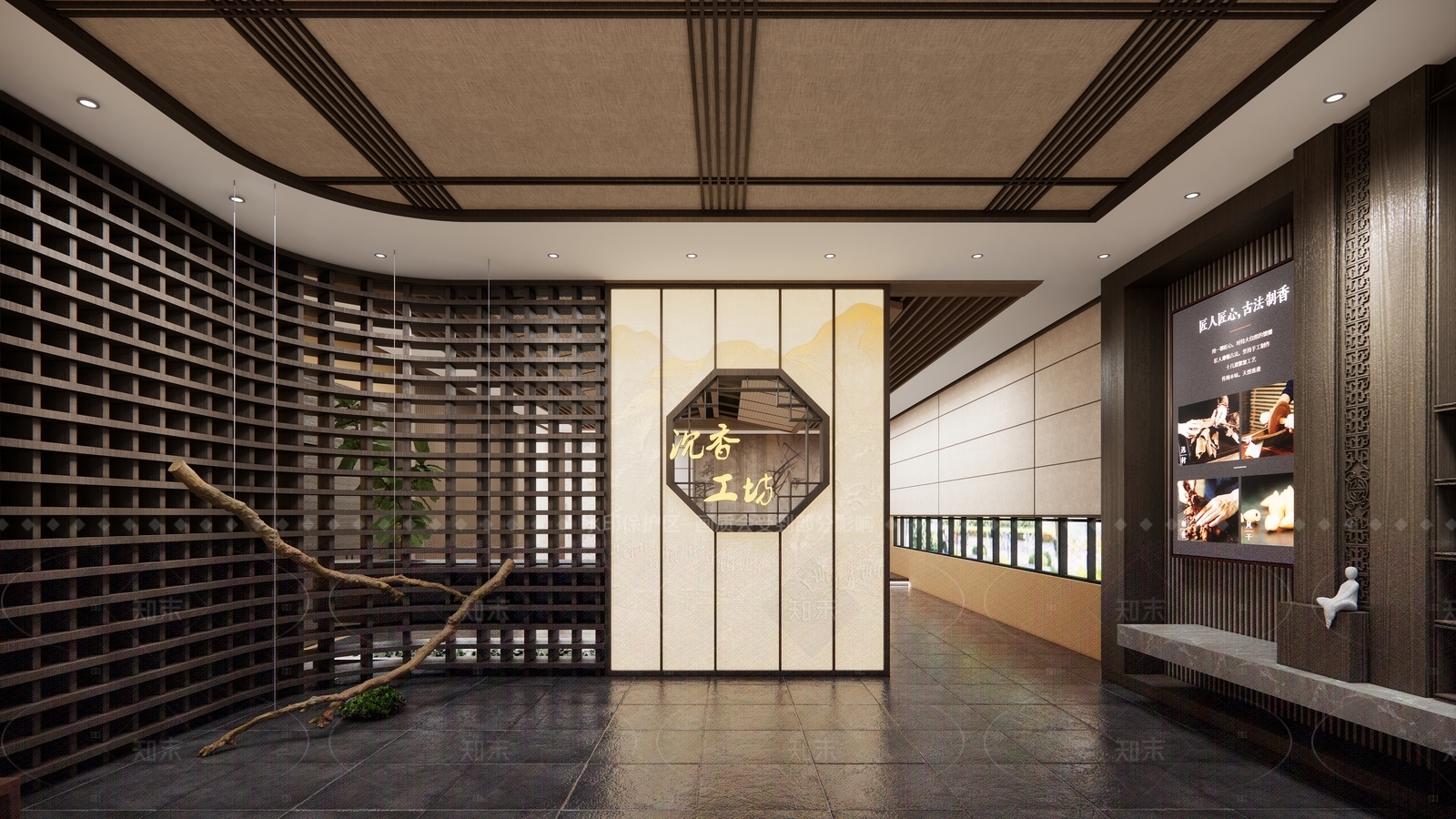 新中式日式其他店铺SU模型下载【ID:1205148369】