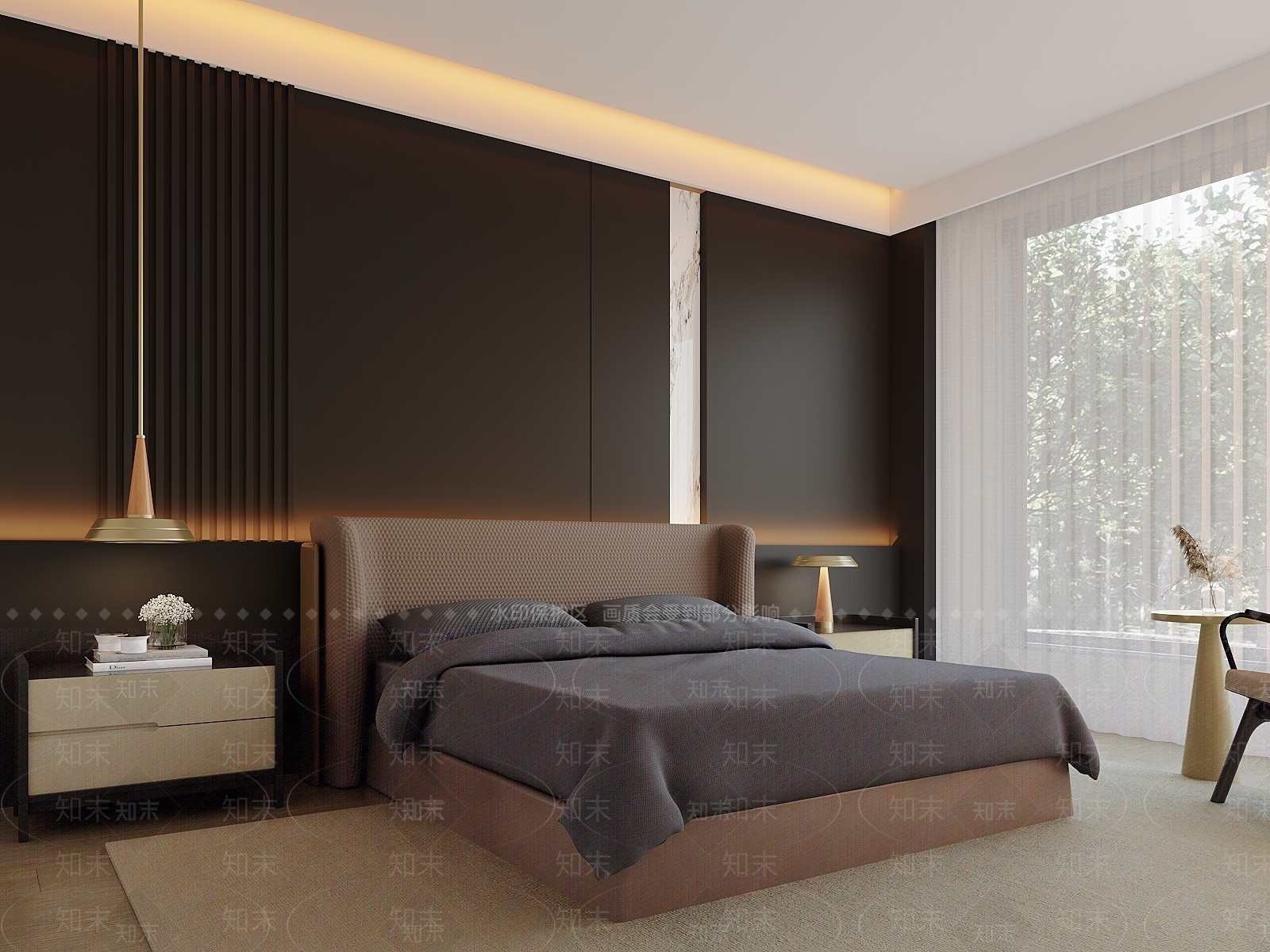 软包双人床双人床3D模型下载【ID:1227341738】