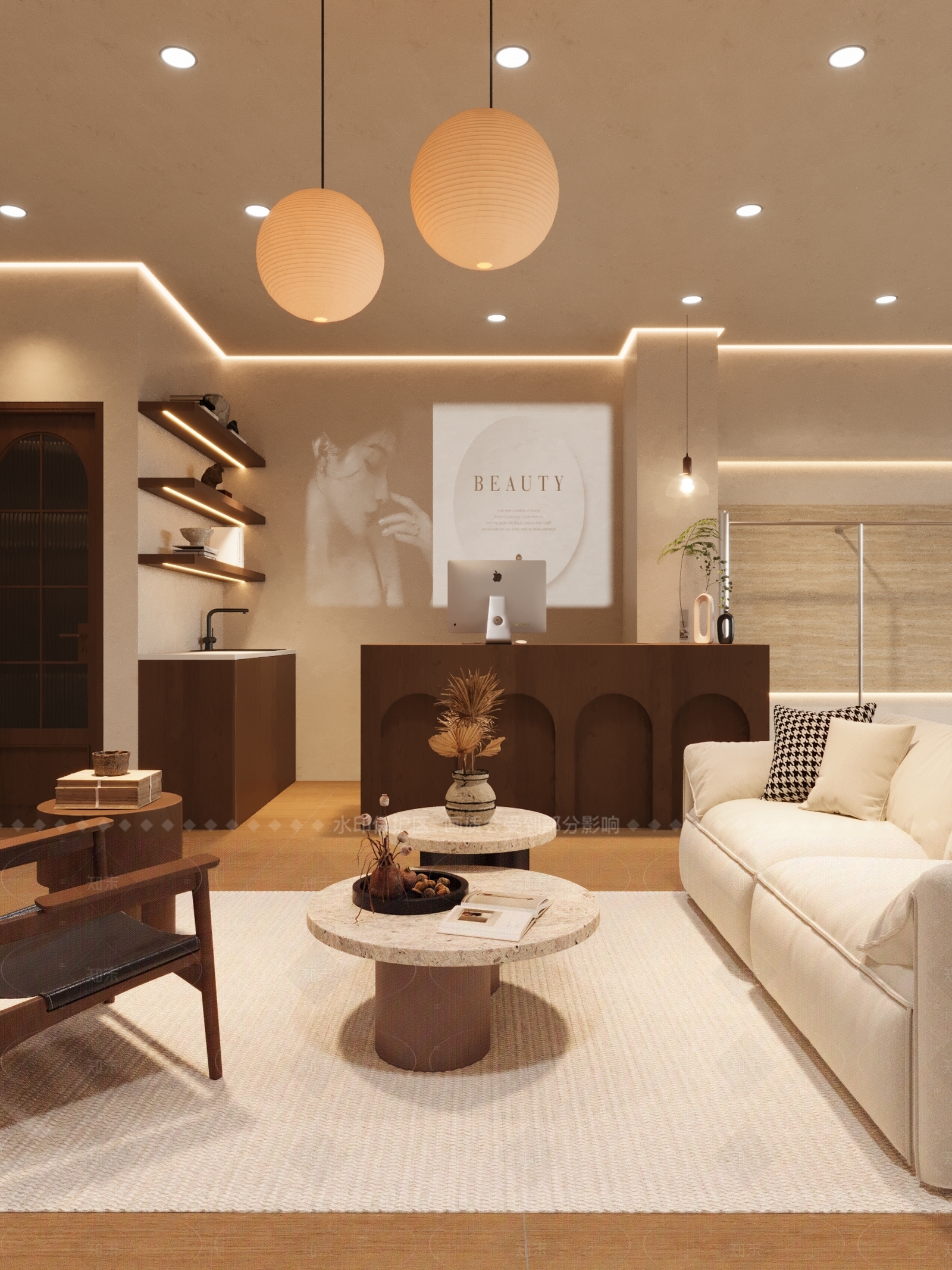 中古奶油服装店3D模型下载【ID:1205152695】