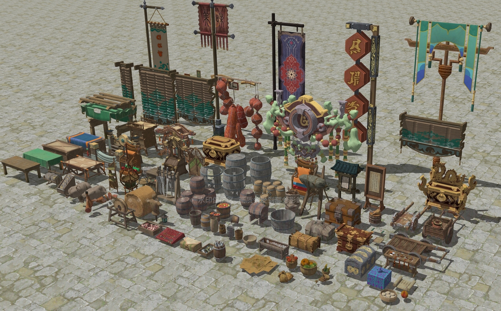 中古复古古建筑SU模型下载【ID:1205161605】