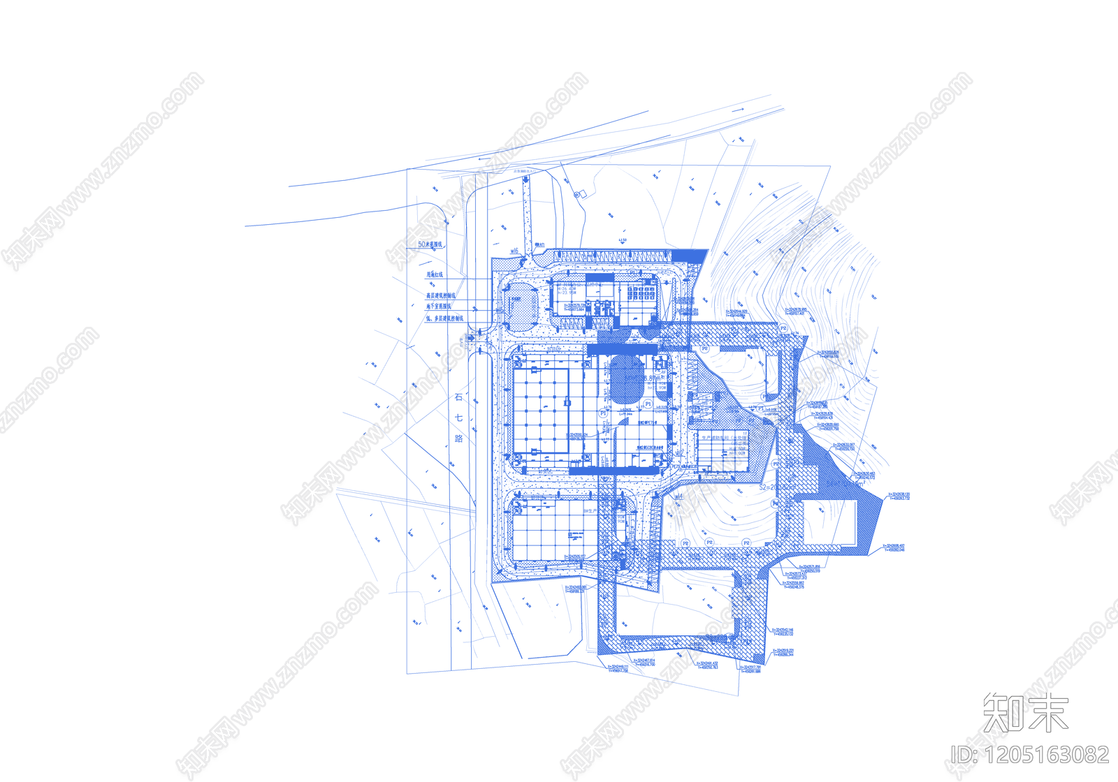 通信网络系统cad施工图下载【ID:1205163082】