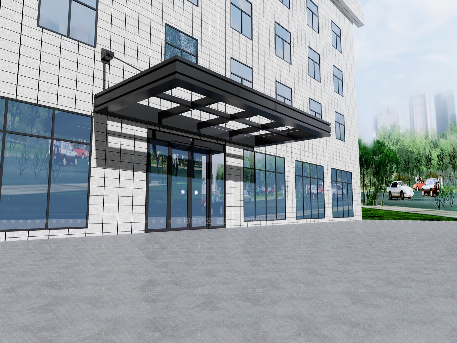 现代商场3D模型下载【ID:1205173479】