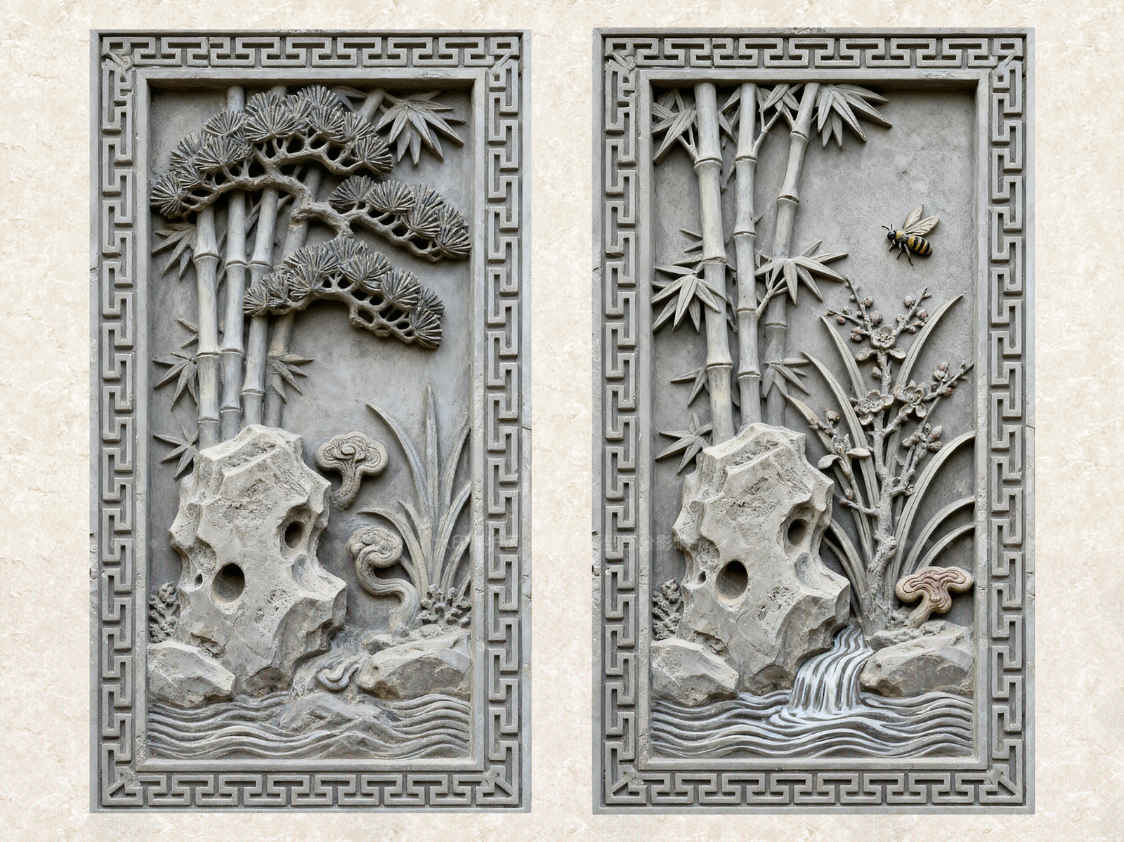 中式浮雕SU模型下载【ID:1205173786】