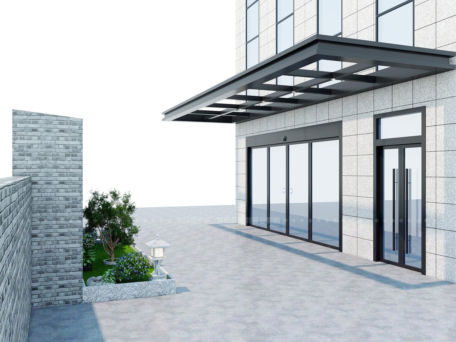 现代商场3D模型下载【ID:1205174361】