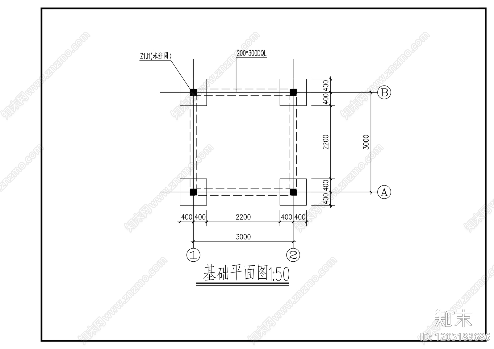 现代亭子cad施工图下载【ID:1205183686】