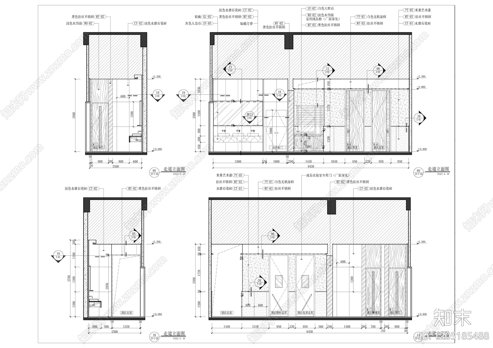 其他办公空间cad施工图下载【ID:1205185488】