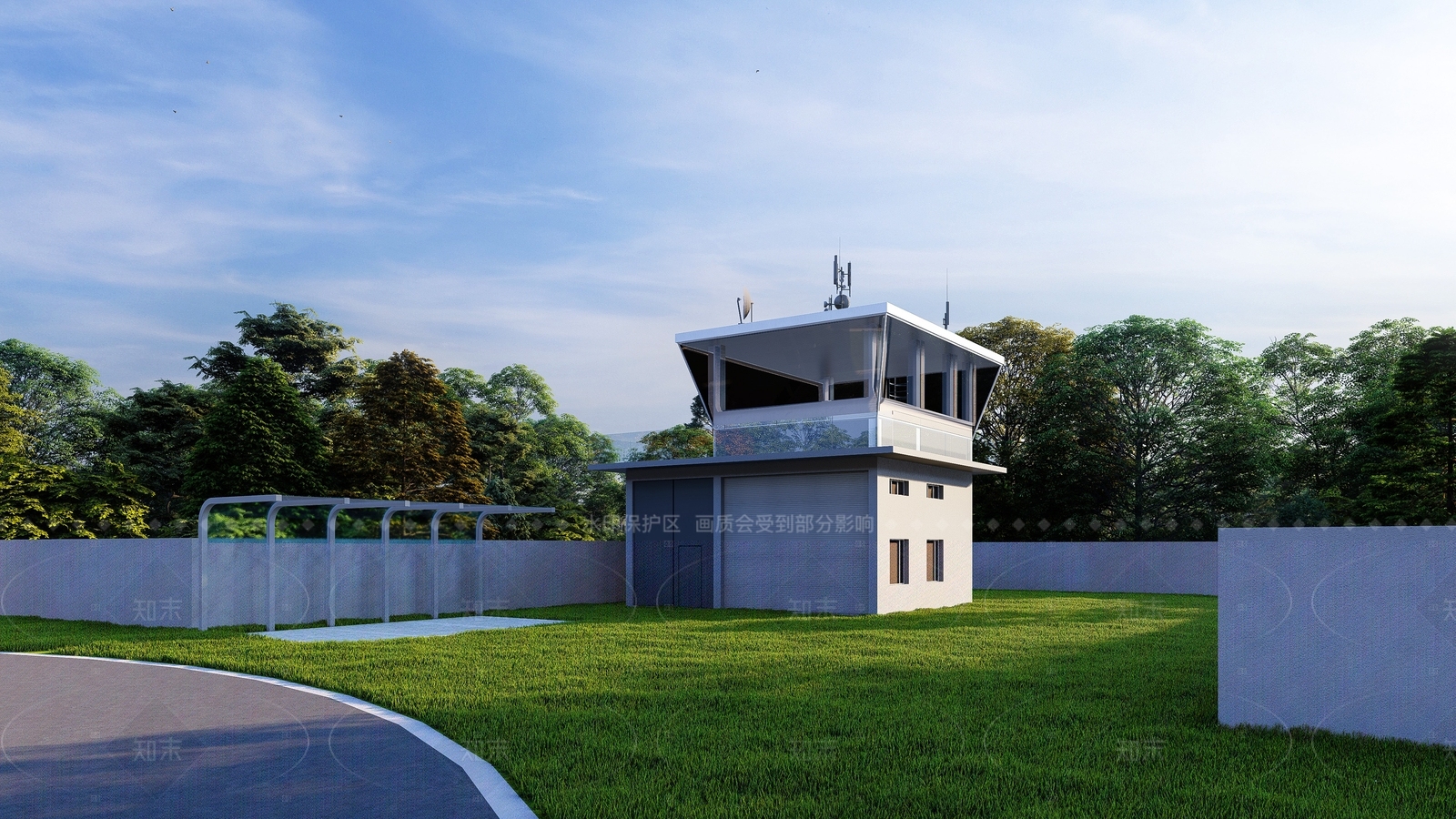 现代机场SU模型下载【ID:1205188366】