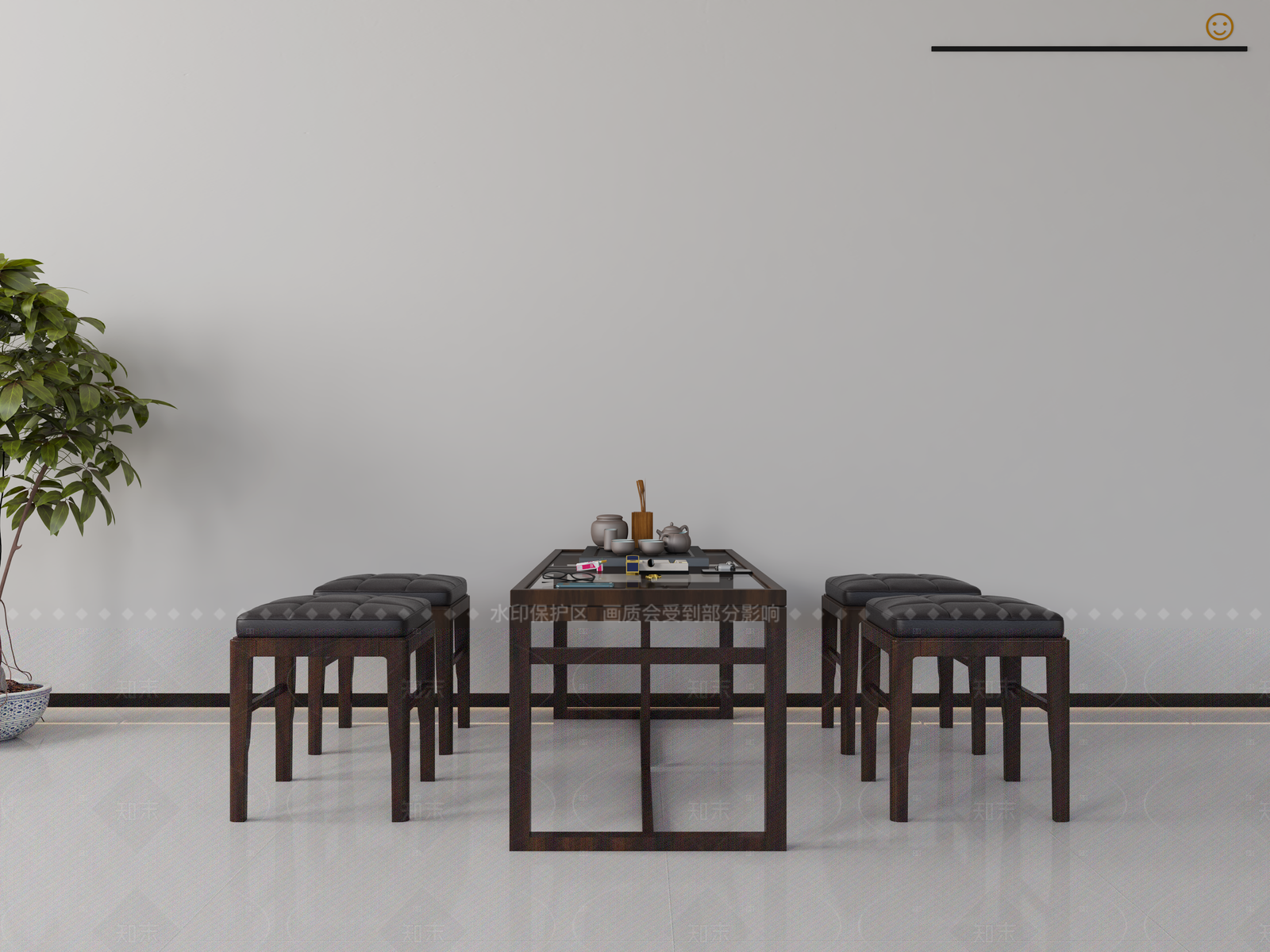 现代其他桌子3D模型下载【ID:1205187168】