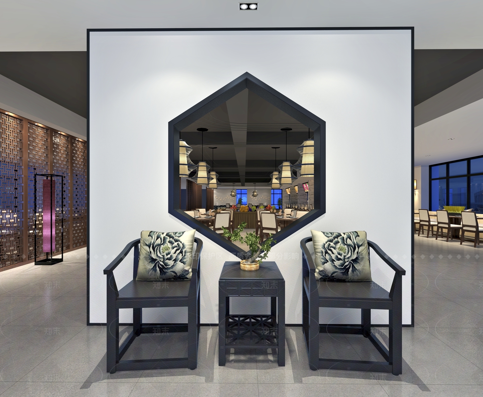 新中式中式博物馆3D模型下载【ID:1205187479】