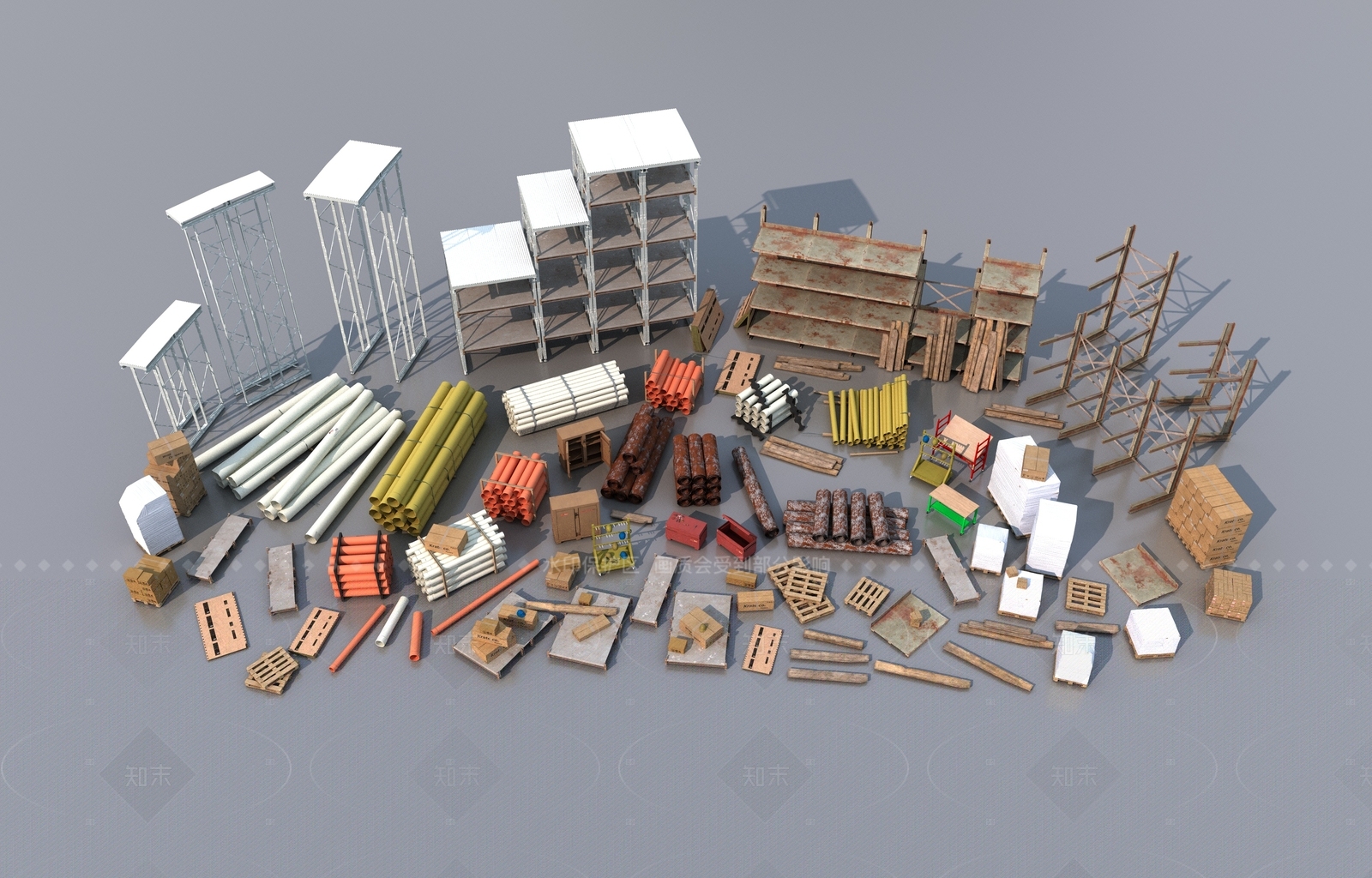 工业设备3D模型下载【ID:1205196284】