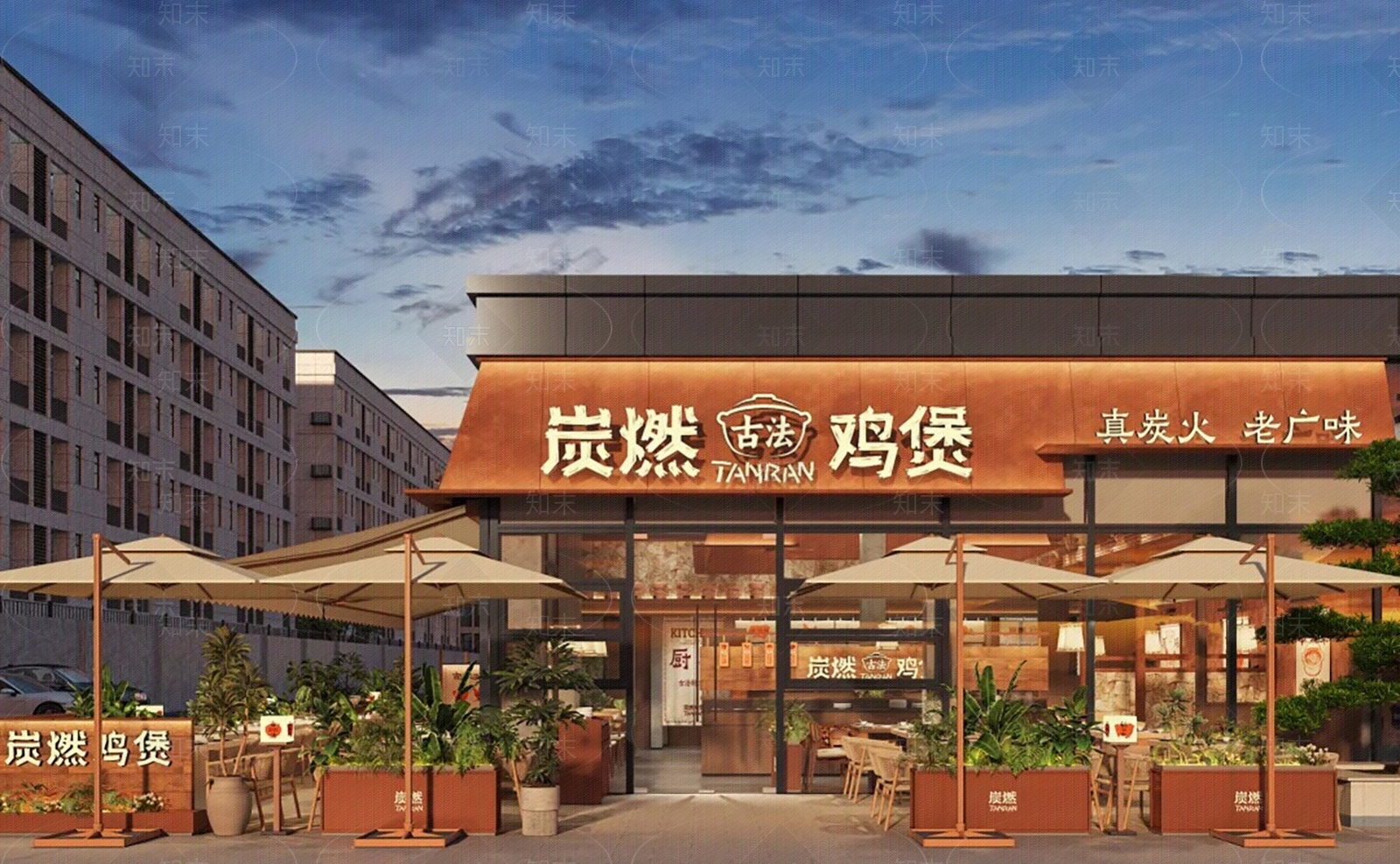 现代其他外立面贴图下载【ID:1205199857】
