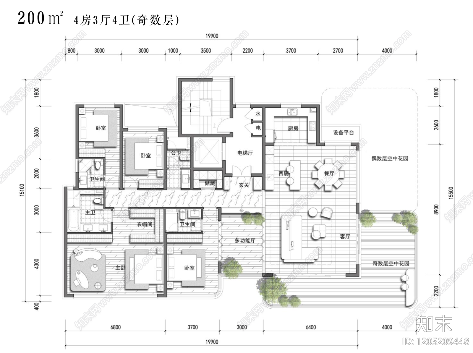 多层住宅施工图下载【ID:1205209448】