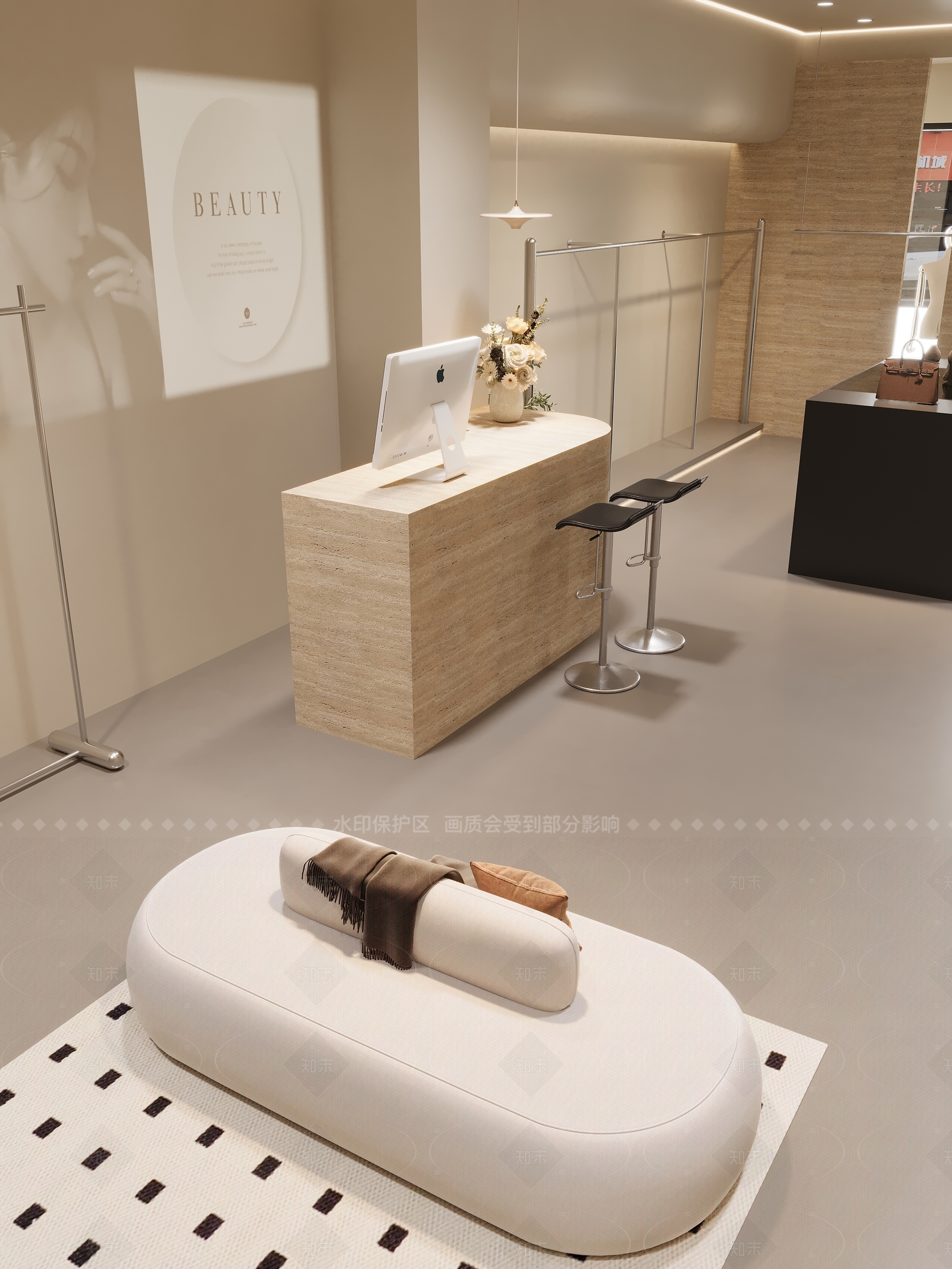 意式奶油服装店3D模型下载【ID:1205211160】