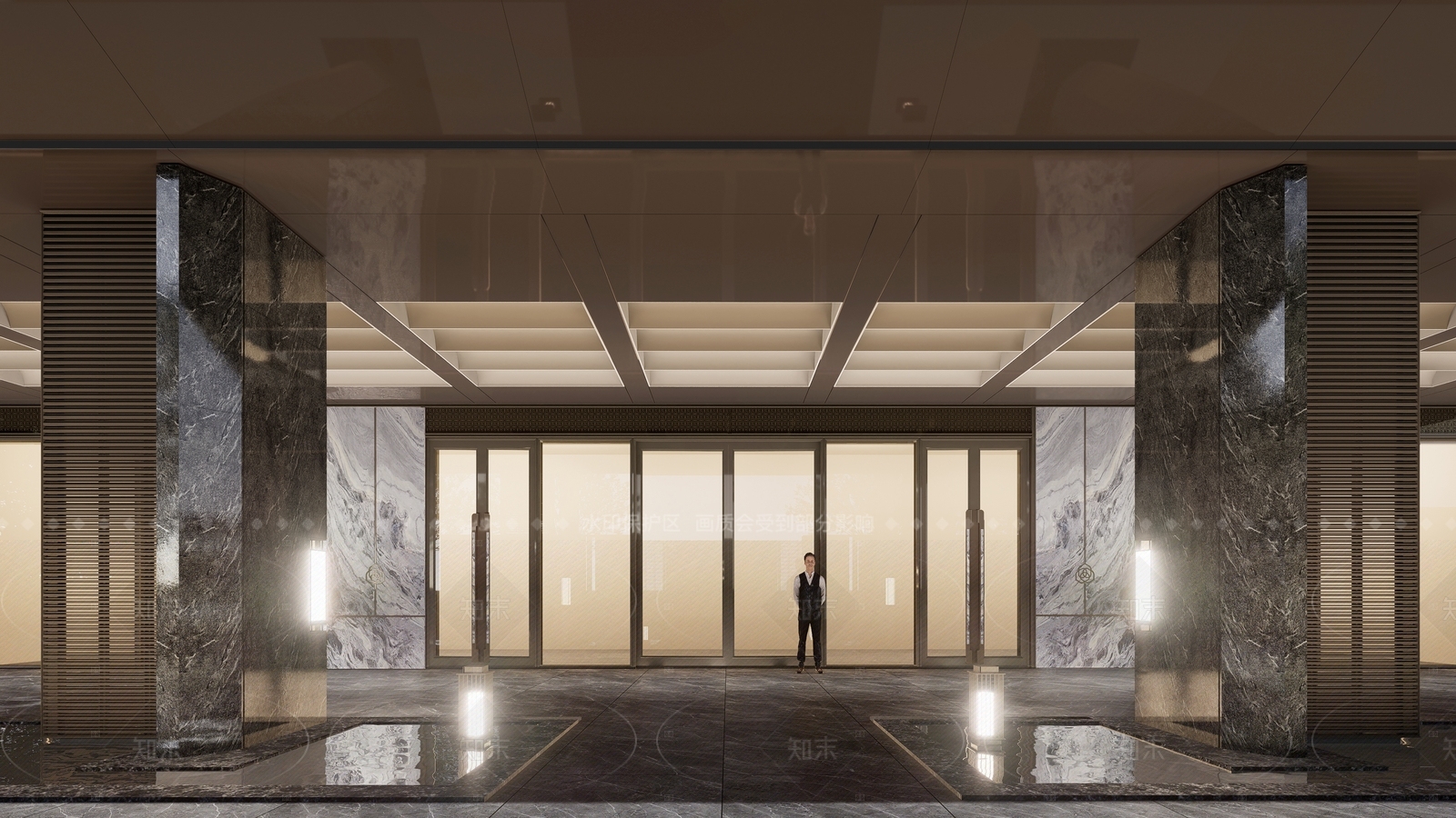 现代小区建筑SU模型下载【ID:1205214718】