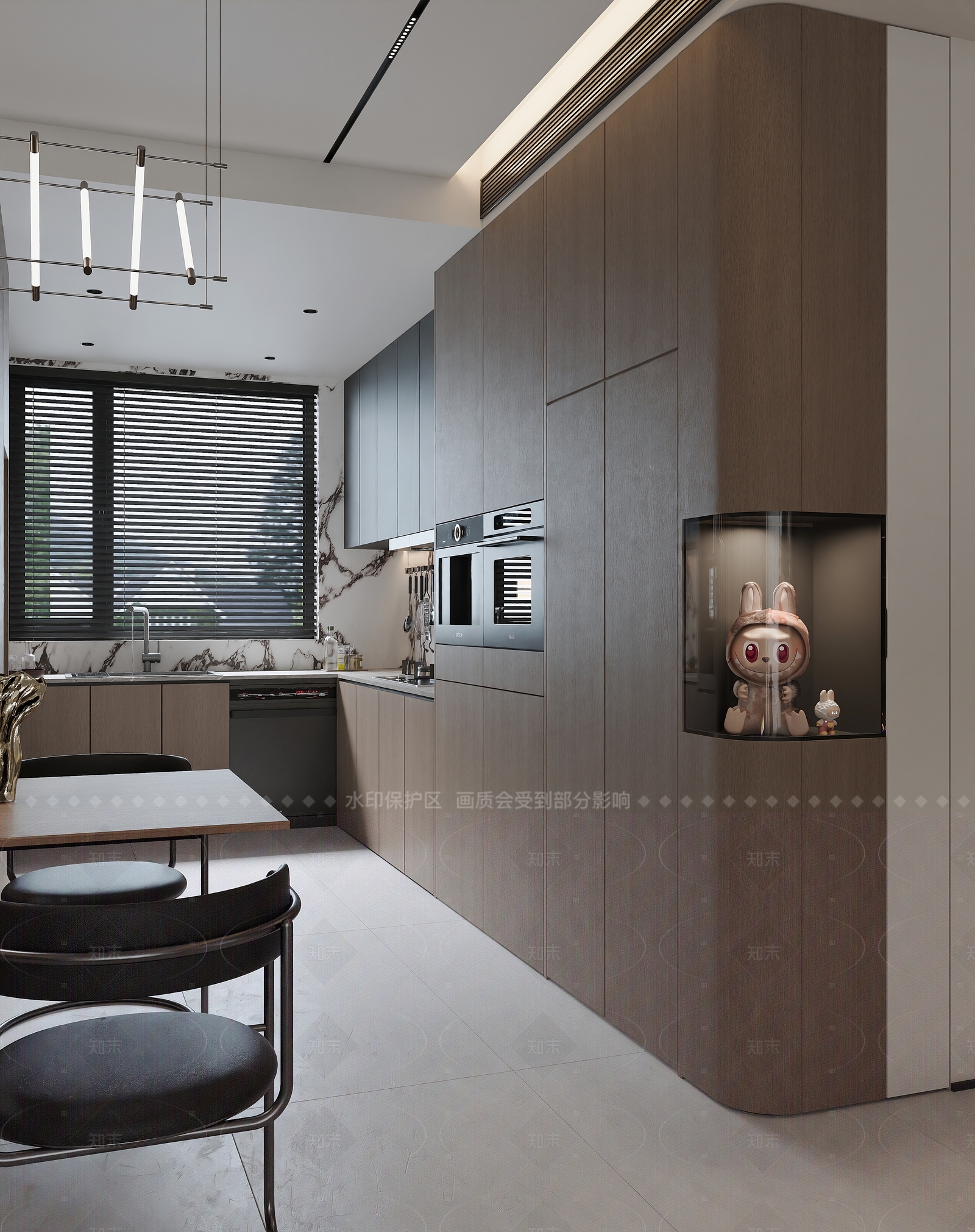 现代家居客厅3D模型下载【ID:1205215429】