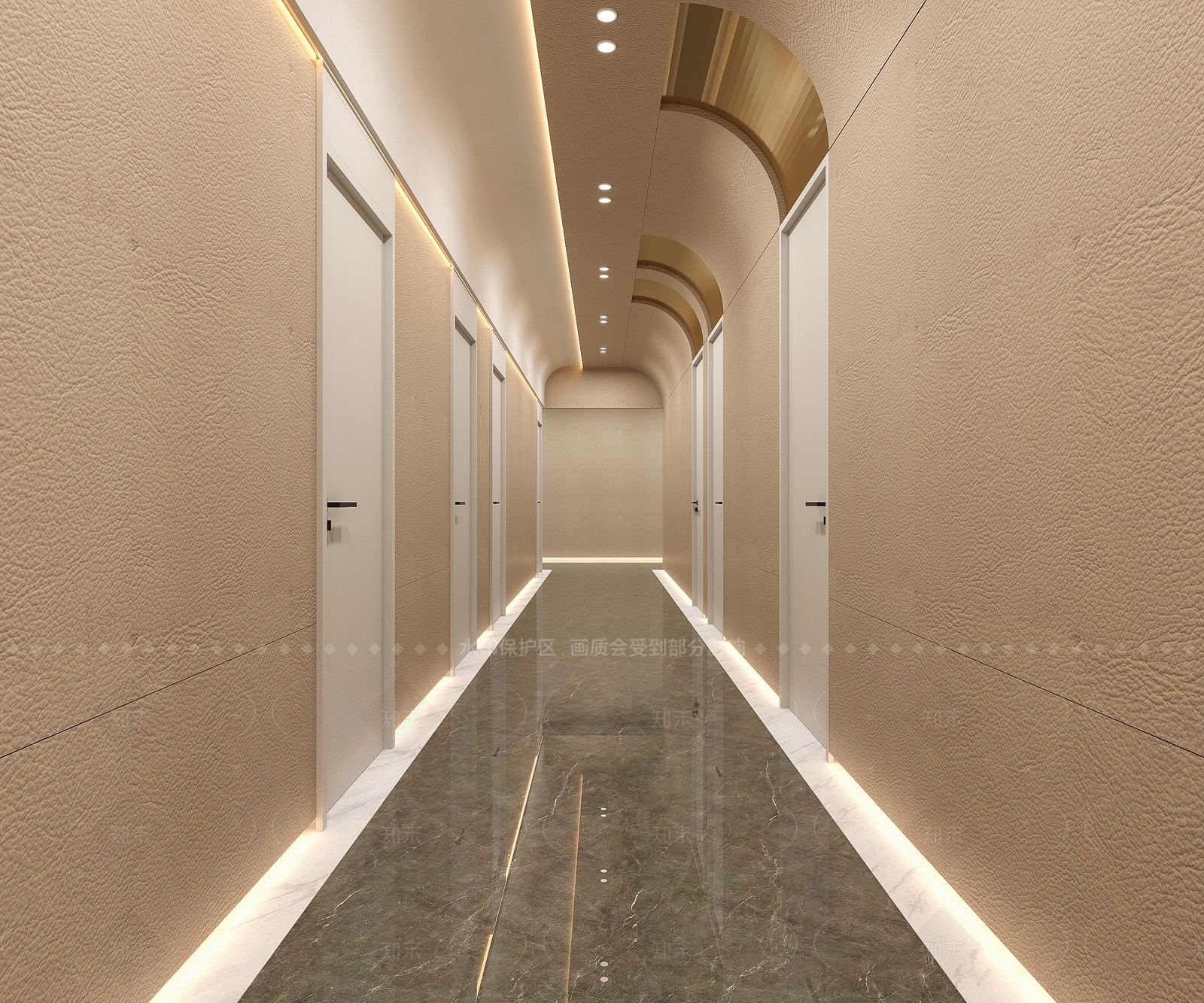 现代走廊3D模型下载【ID:1205222691】