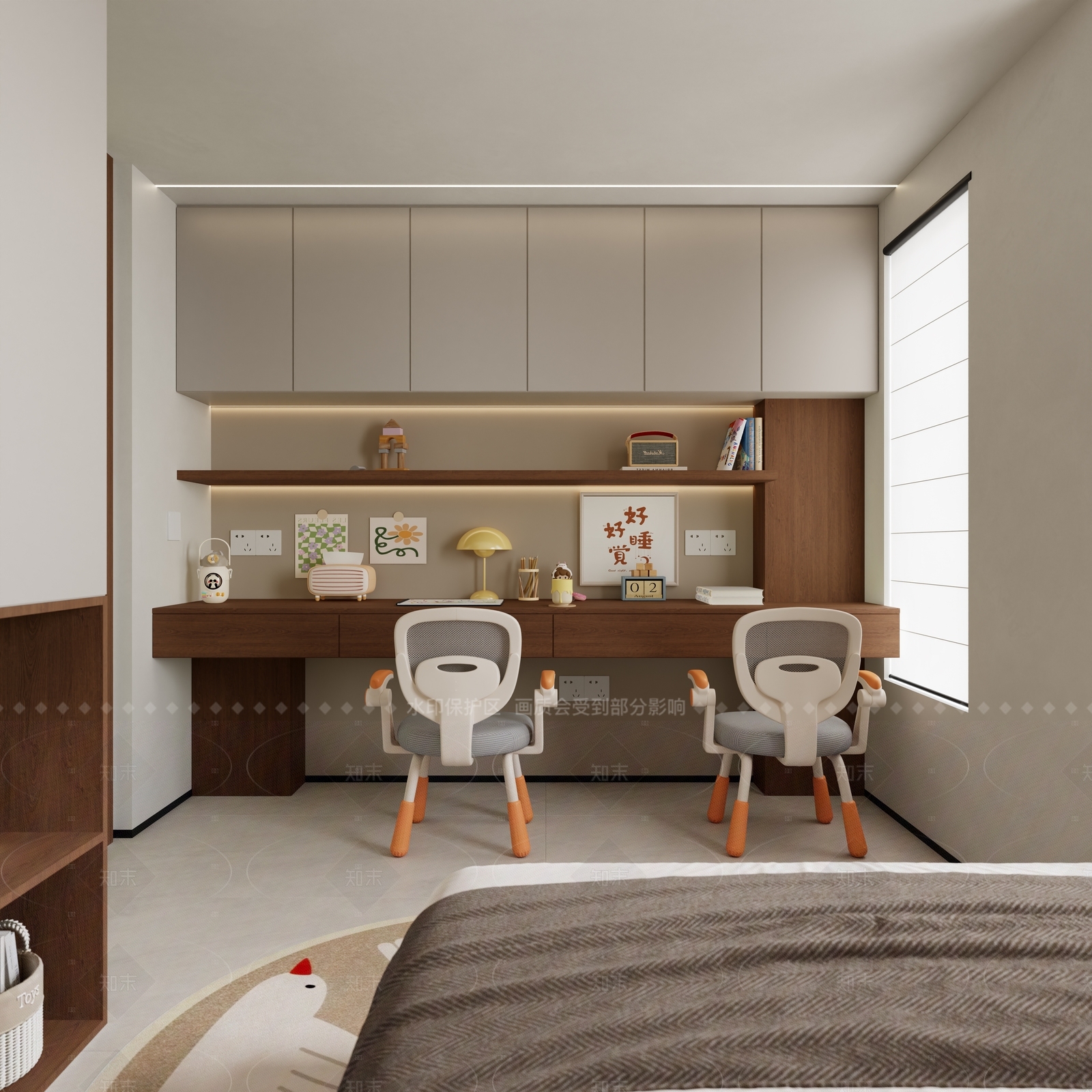 中古复古家居卧室3D模型下载【ID:1205233189】